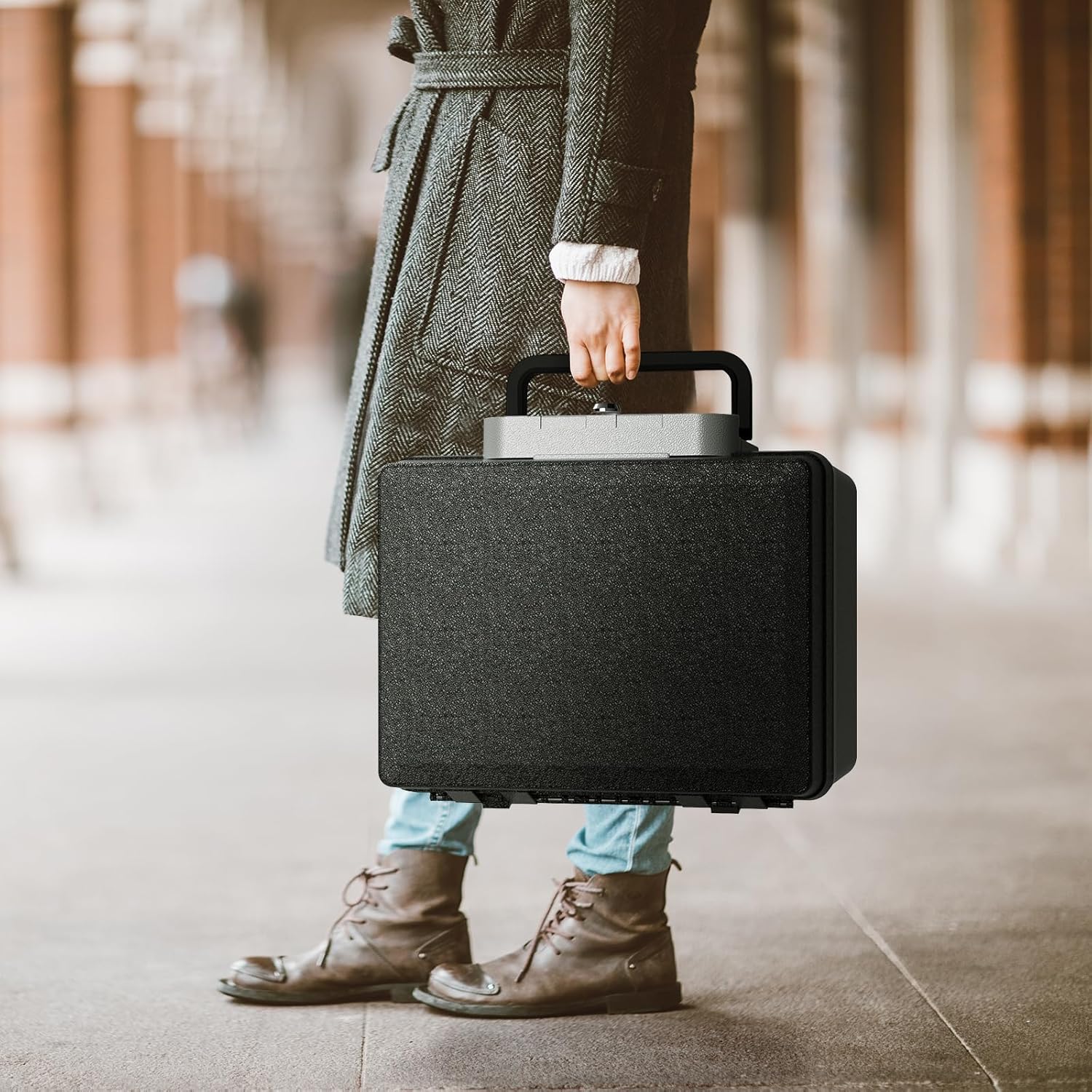 Wasjoye Cassaforte Portatile 21L con Chiave - immagine 7