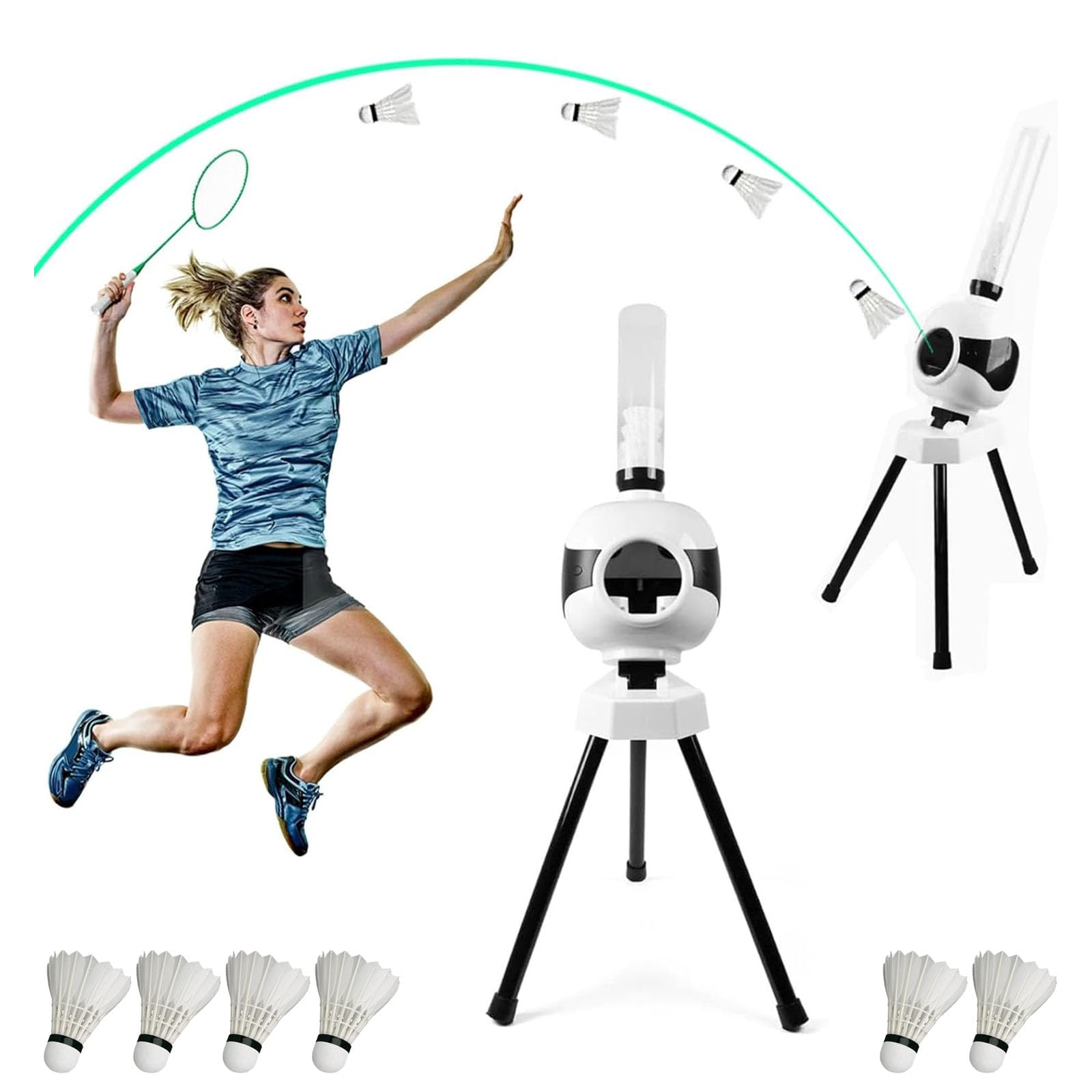 Macchina per Servire Badminton con 6 Volani