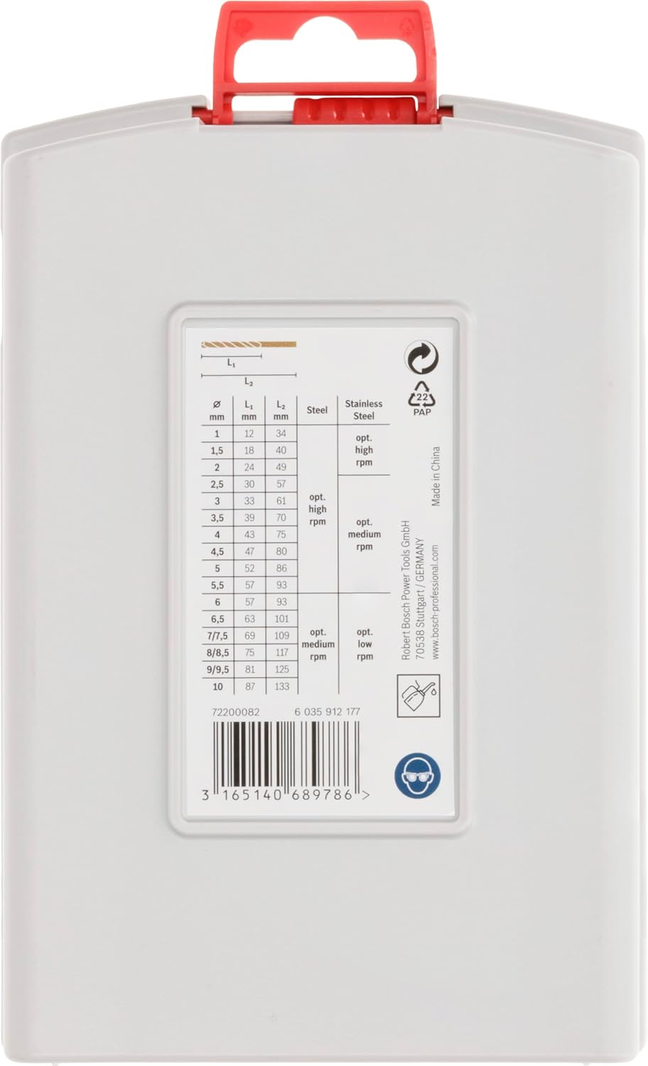 Bosch Professional Set 19 Punte per Metallo HSS-Cobalt - immagine 4