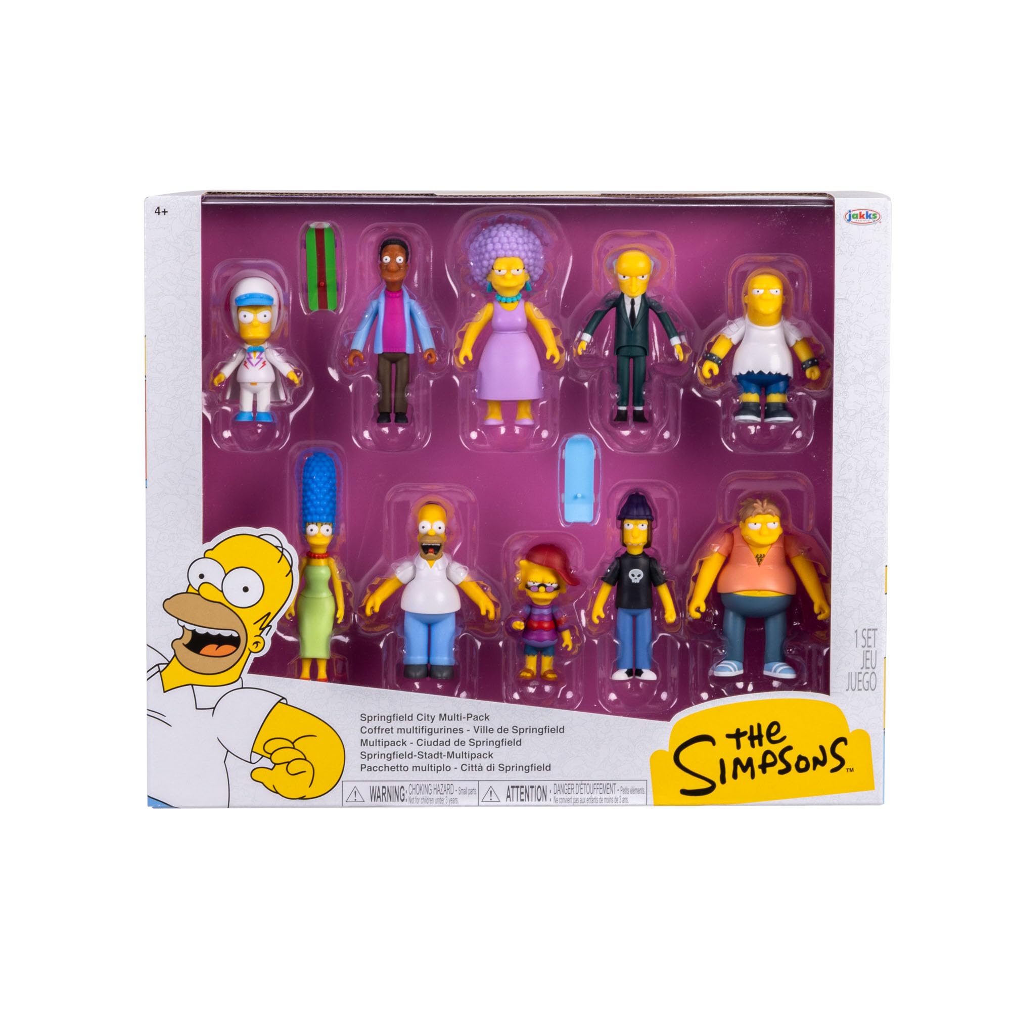 The Simpsons - Jakks Pacific Set Personaggi Springfield