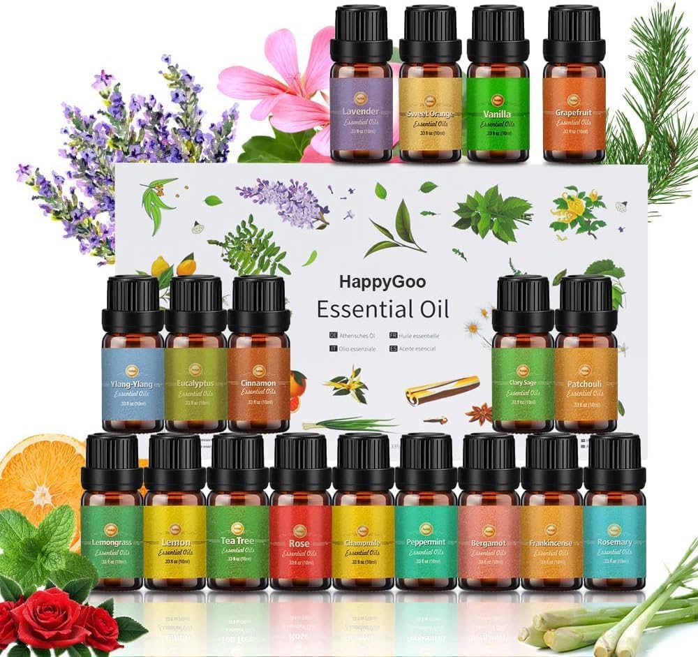 Oli Essenziali per Diffusori - Set 18 x 10 ml