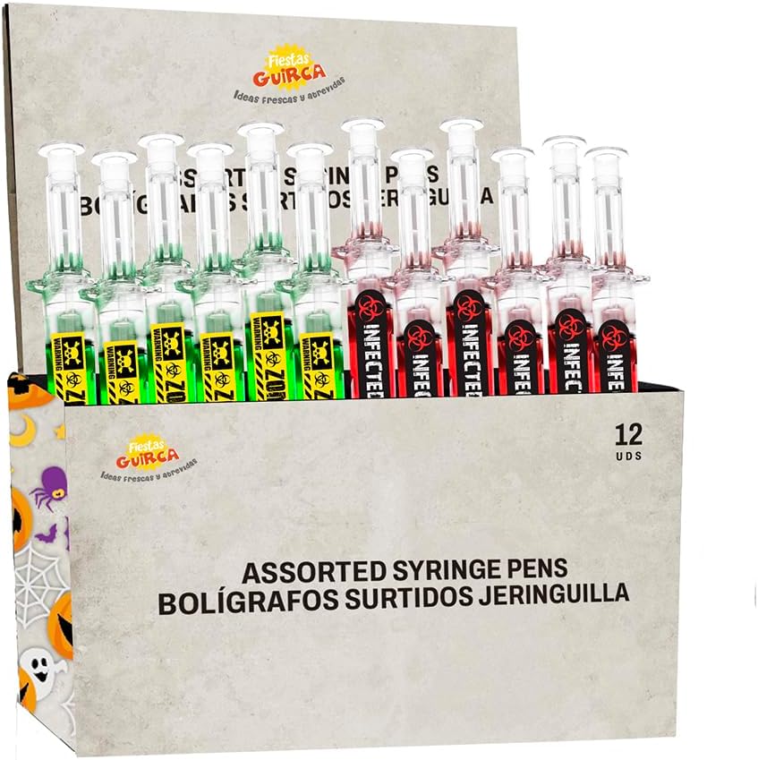 FIESTAS GUIRCA - Pack 12 Penne Sangue Infettato Multicolore - immagine 2