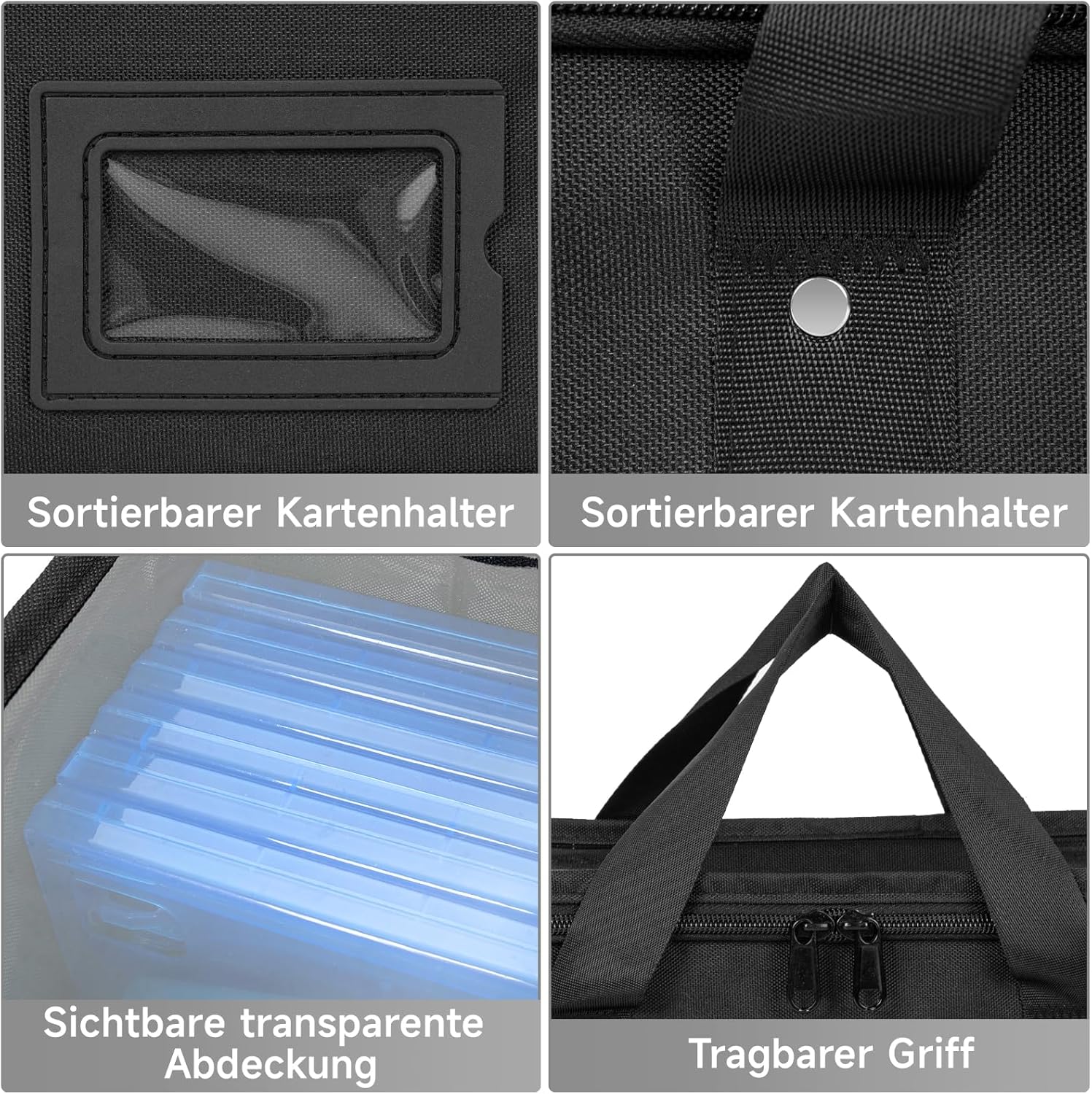 Ipeb Custodia per CD/DVD con Maniglia Nera (4 Pezzi) - immagine 6