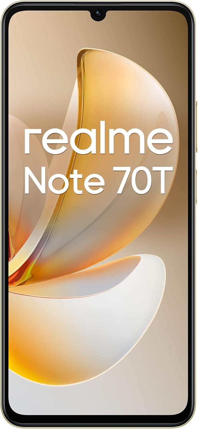 Realme Note 70T Smartphone 4+64GB, Oro - immagine 2