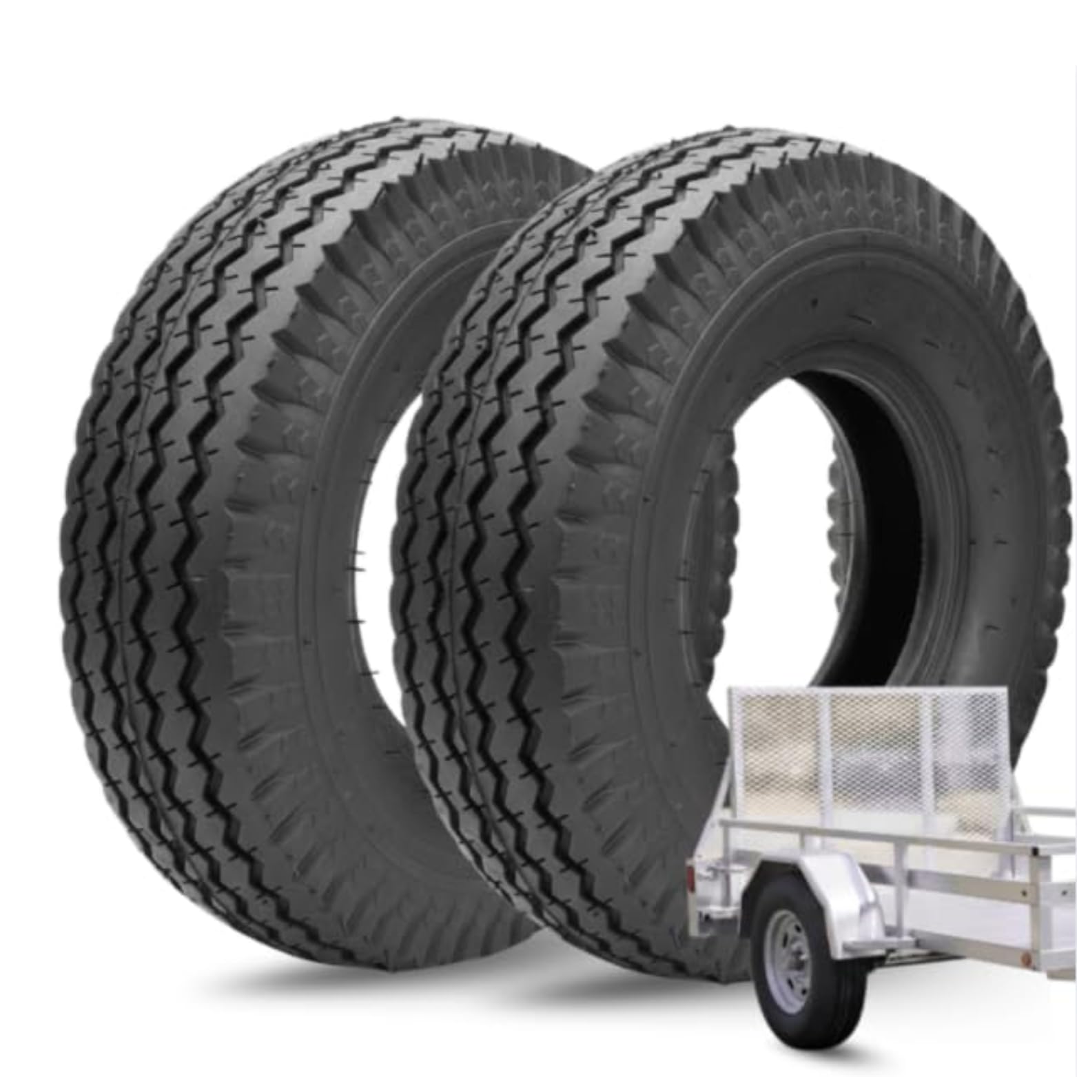 Ecovelo' 2 Pneumatici 4.80/4.00-8 Rinforzati 4PR