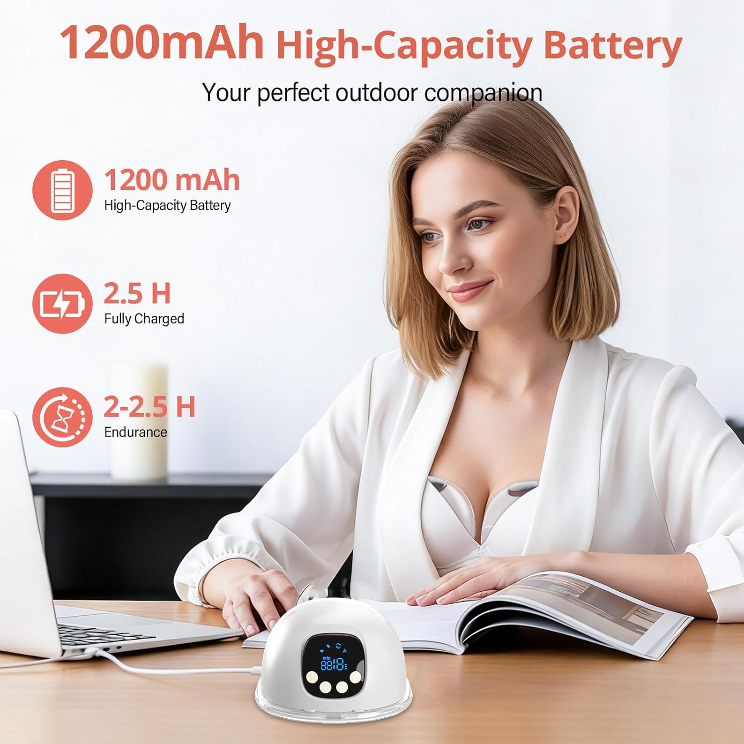 Tiralatte Elettrico Indossabile 4 Modalità 15 Livelli - immagine 6