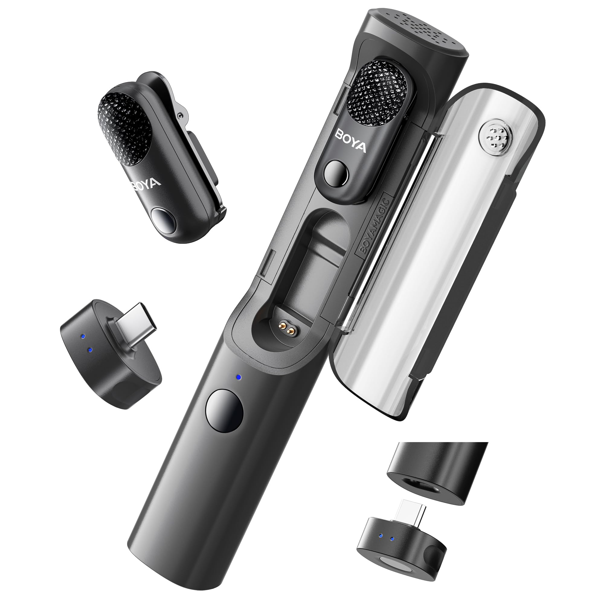 BOYA Magic-05 - Microfono Wireless USB-C da Bavero