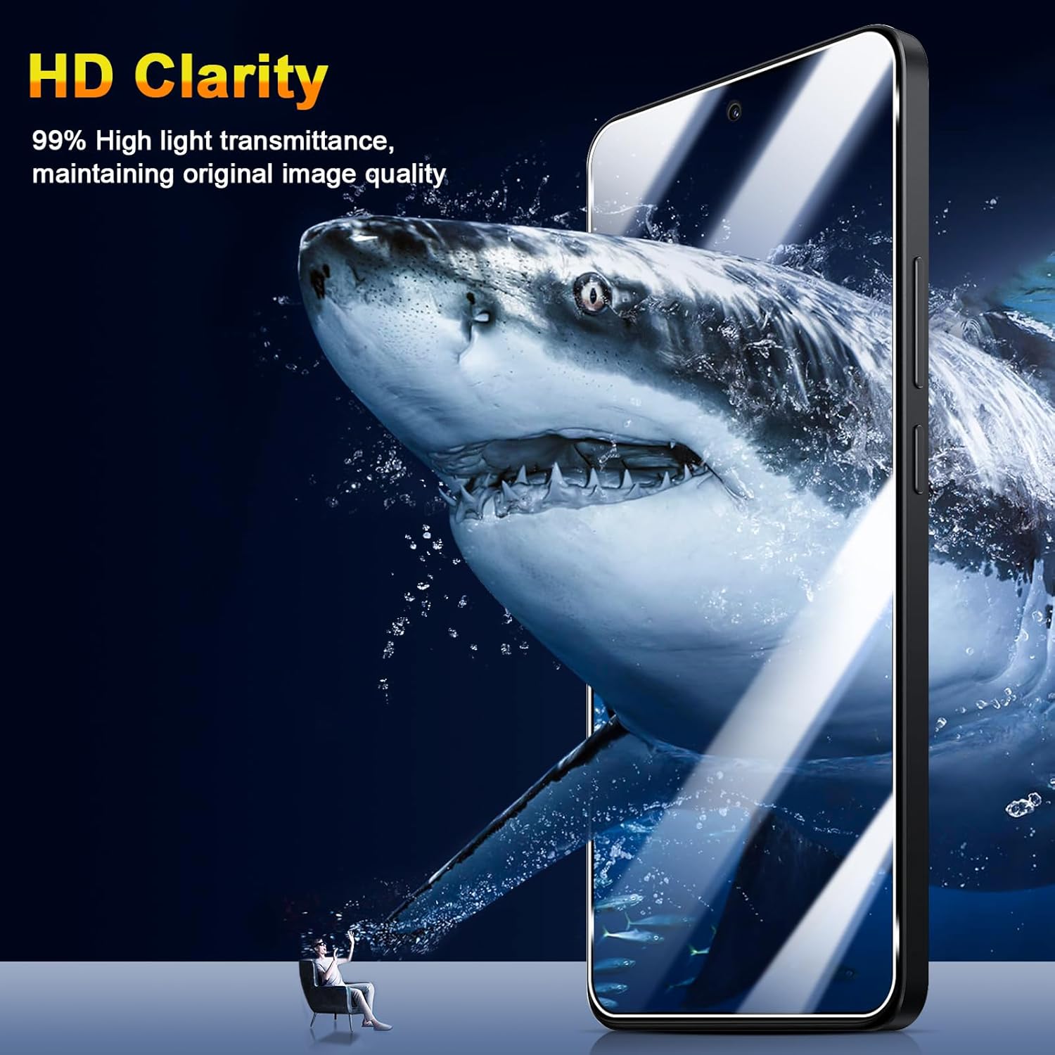 Qulloo Vetro Temperato per Xiaomi Redmi Note 14 4G - immagine 4