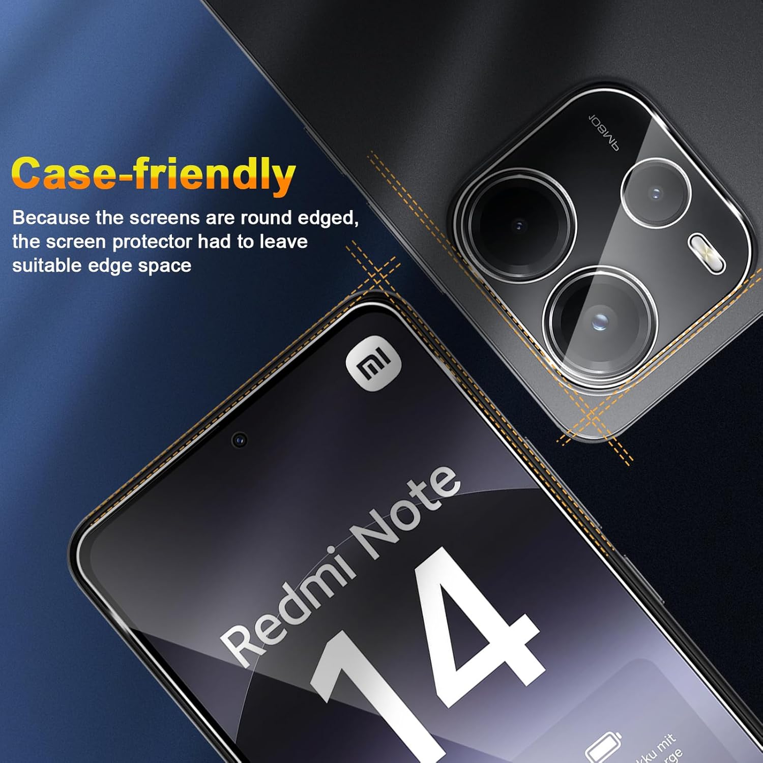 Qulloo Vetro Temperato per Xiaomi Redmi Note 14 4G - immagine 7