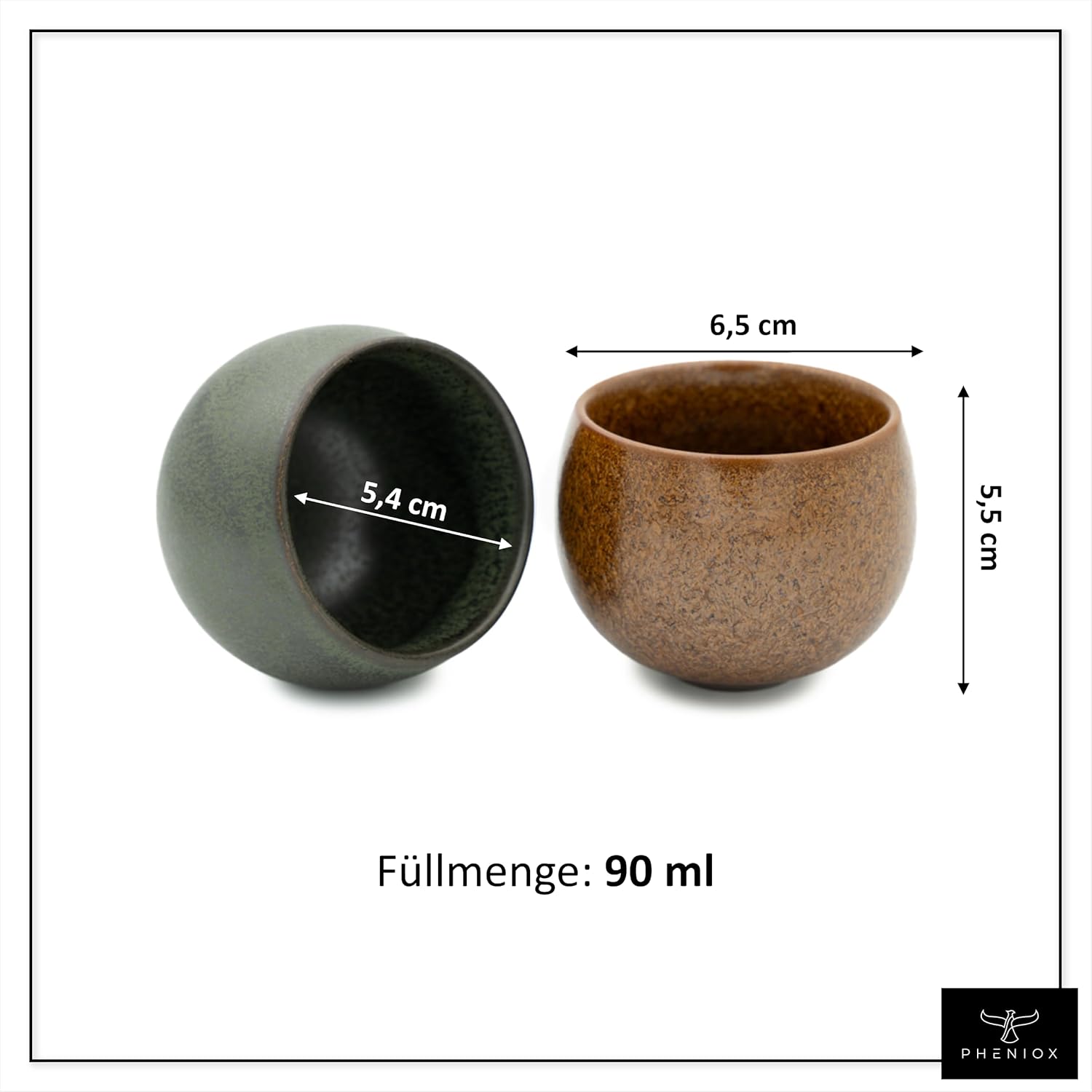 Set di Tazze da Caffè Timeout 5 x 90ml - immagine 2