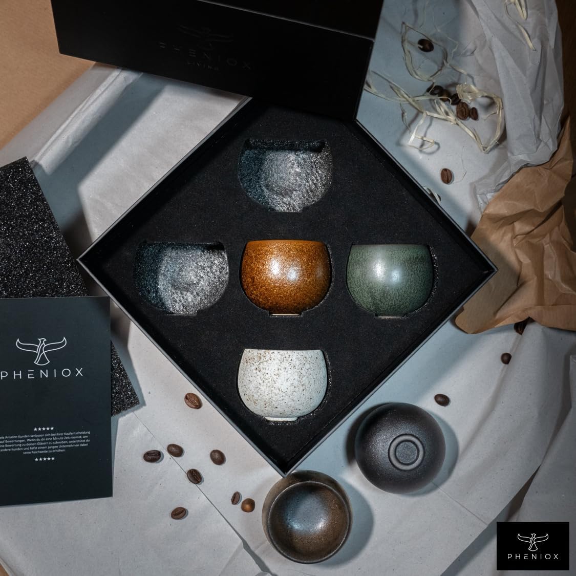 Set di Tazze da Caffè Timeout 5 x 90ml - immagine 3