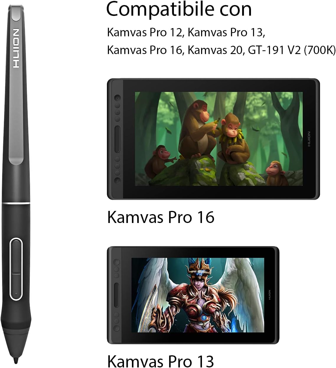 Huion Penna Senza Batteria PW507 8192 Livelli di Pressione - immagine 7