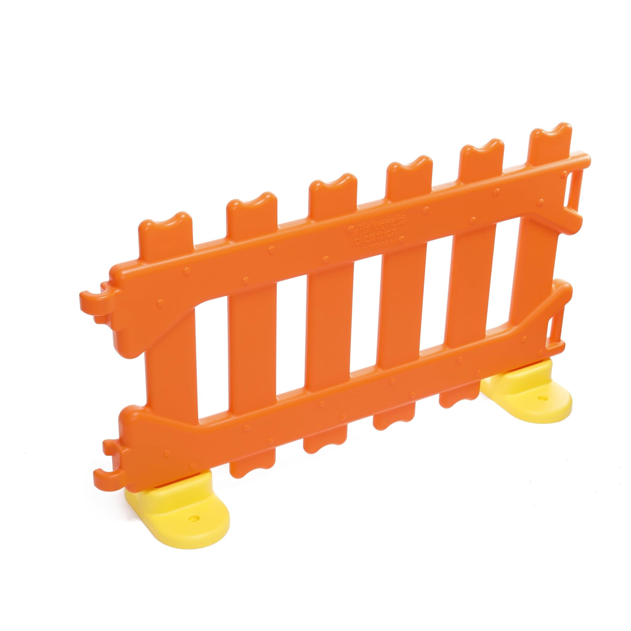 Recinzione Play Pen per Bambini 4 Pannelli Arancione