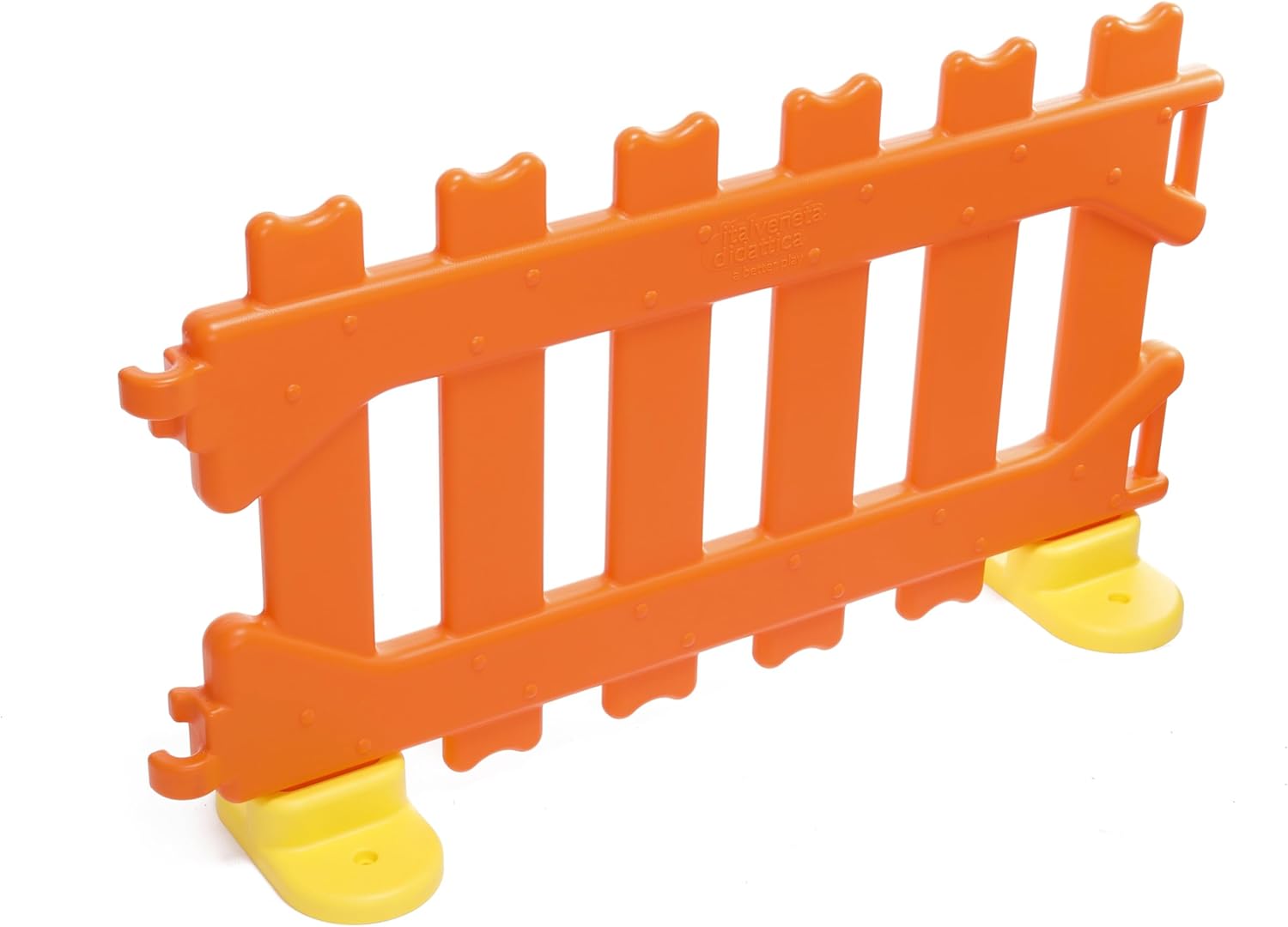 Recinzione Play Pen per Bambini 4 Pannelli Arancione - immagine 1