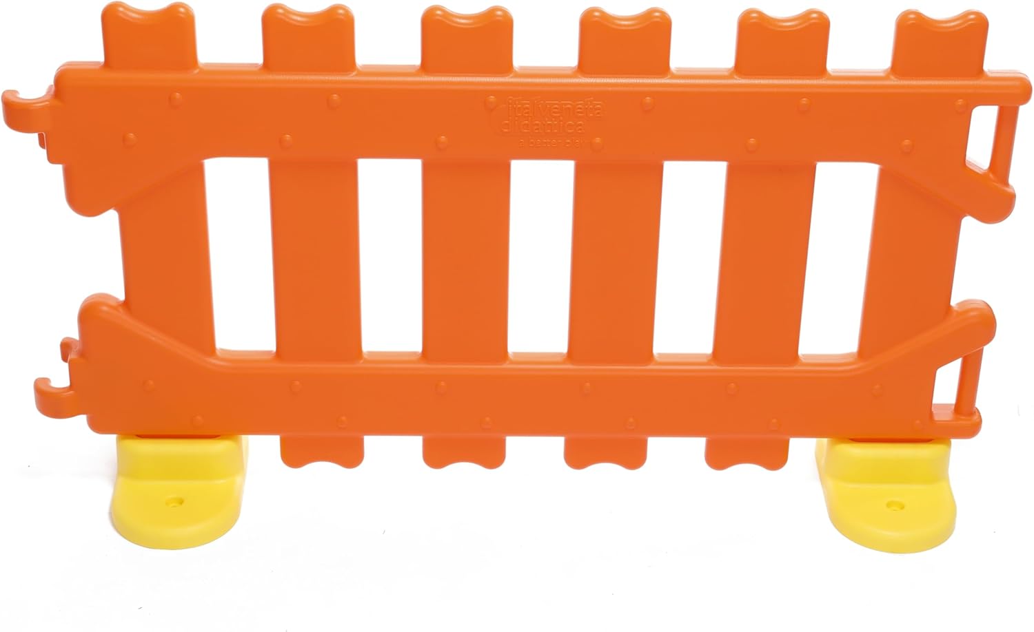 Recinzione Play Pen per Bambini 4 Pannelli Arancione - immagine 2