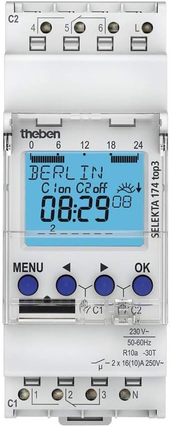Theben SELEKTA 174 top3 - Interruttore orario Astronomico digitale