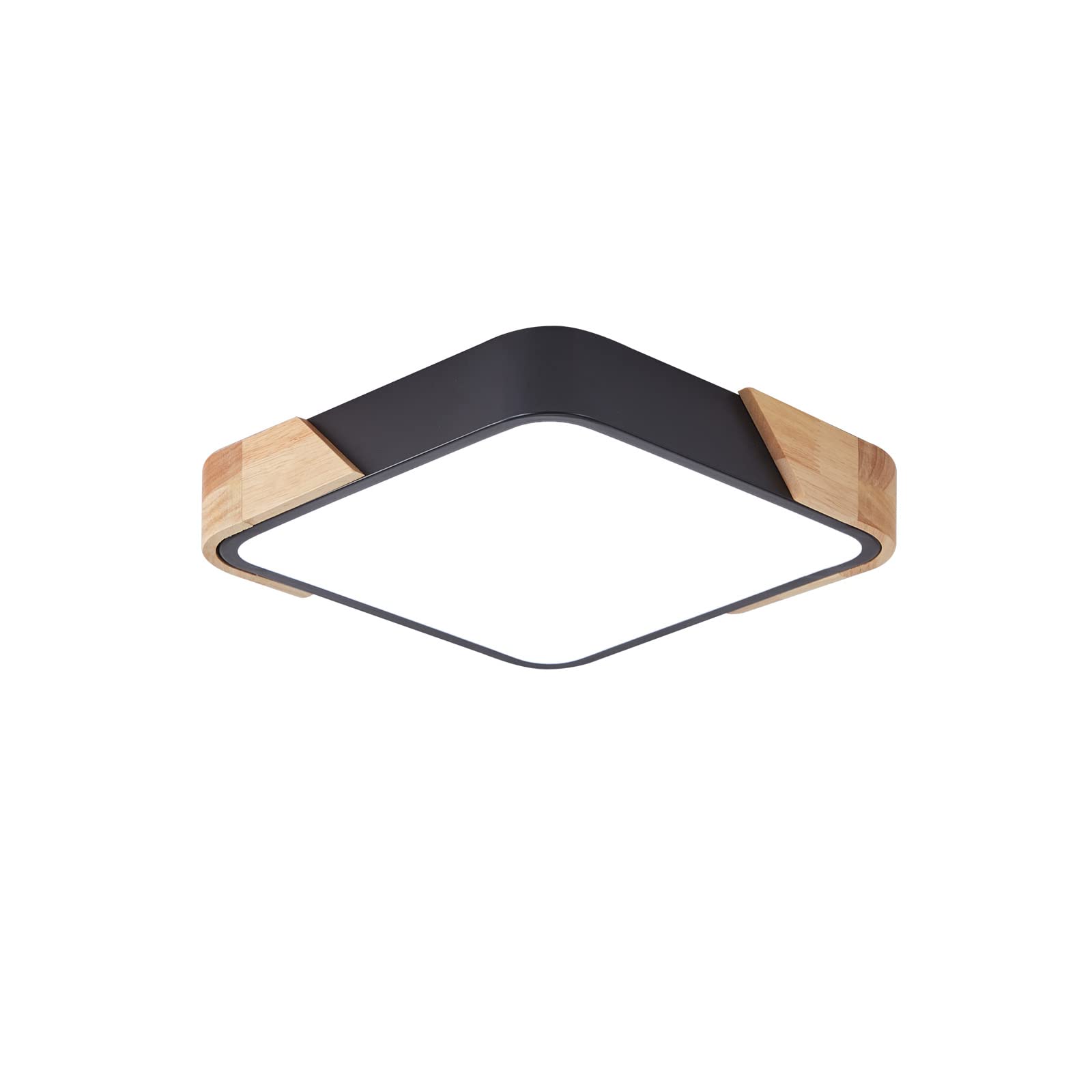 Quadrato-nero-6000k-non Dimmerabile