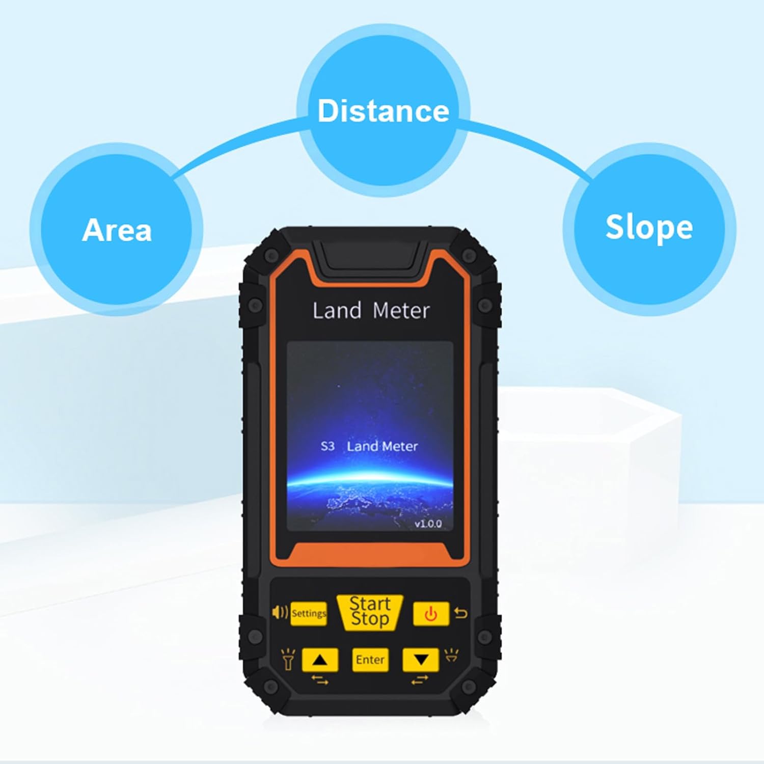 Misuratore di Area Terrestre GPS Portatile Alta Precisione - immagine 6