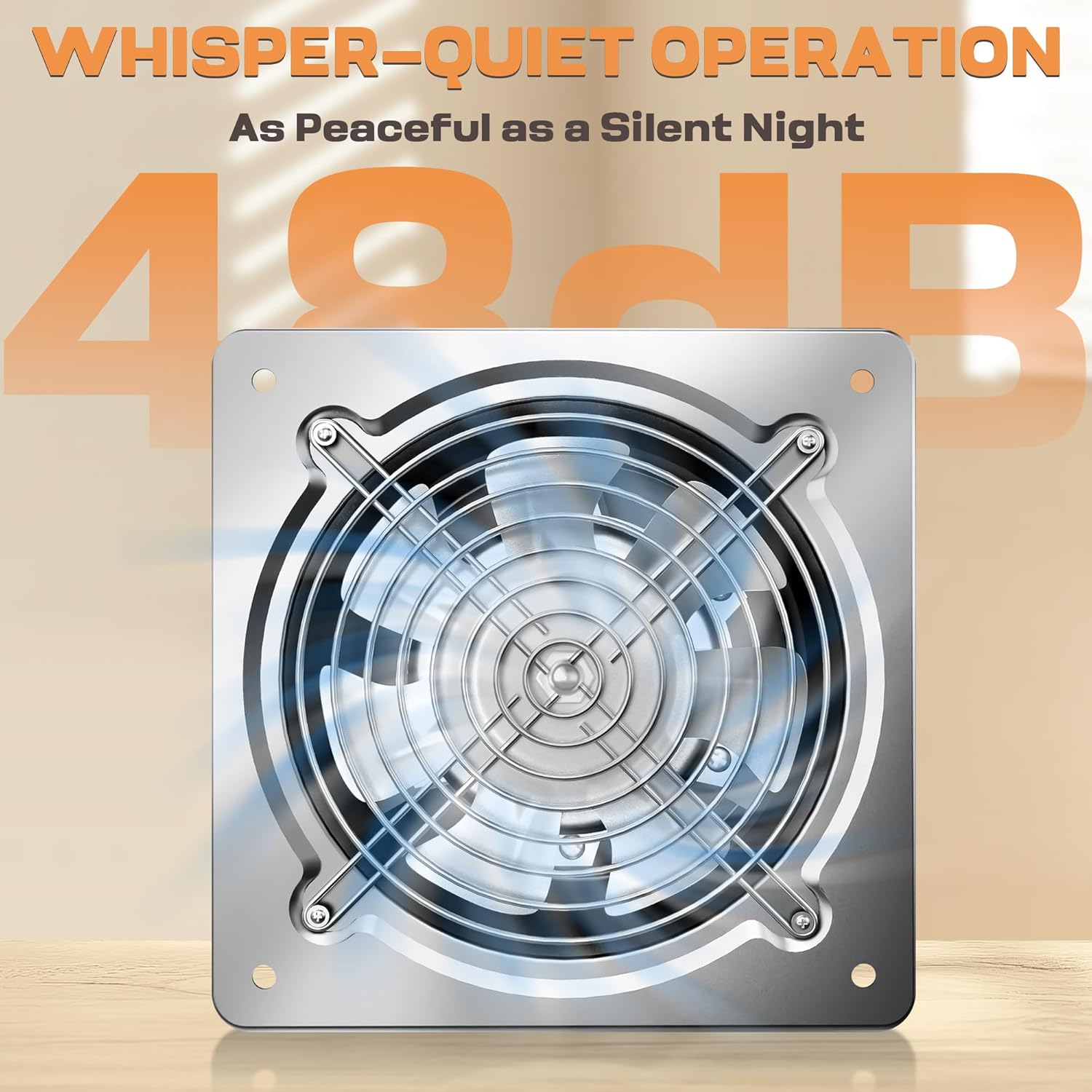 Yrichtra Aspiratore 200mm 980m³/h Silenzioso, Argento - immagine 3