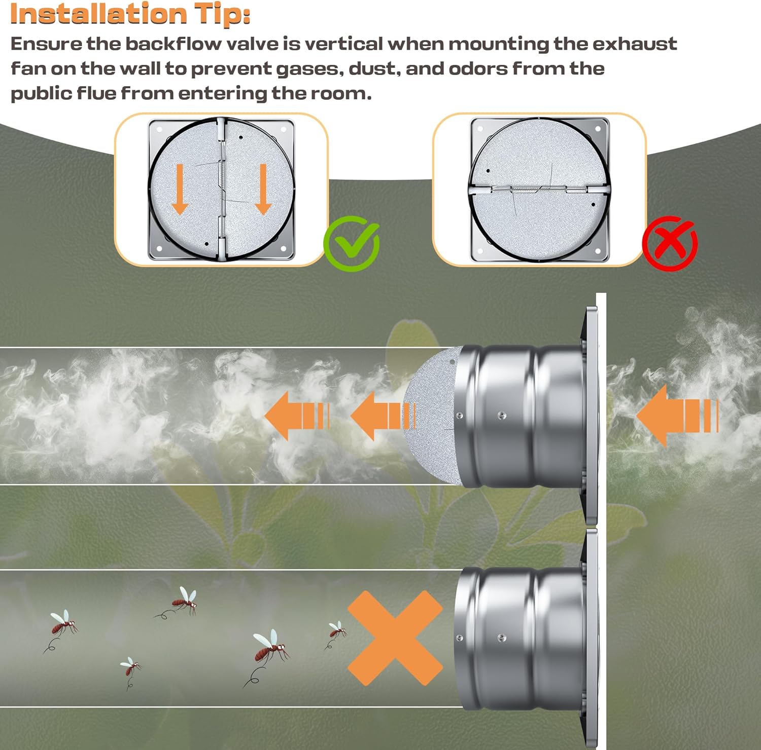 Yrichtra Aspiratore 200mm 980m³/h Silenzioso, Argento - immagine 4