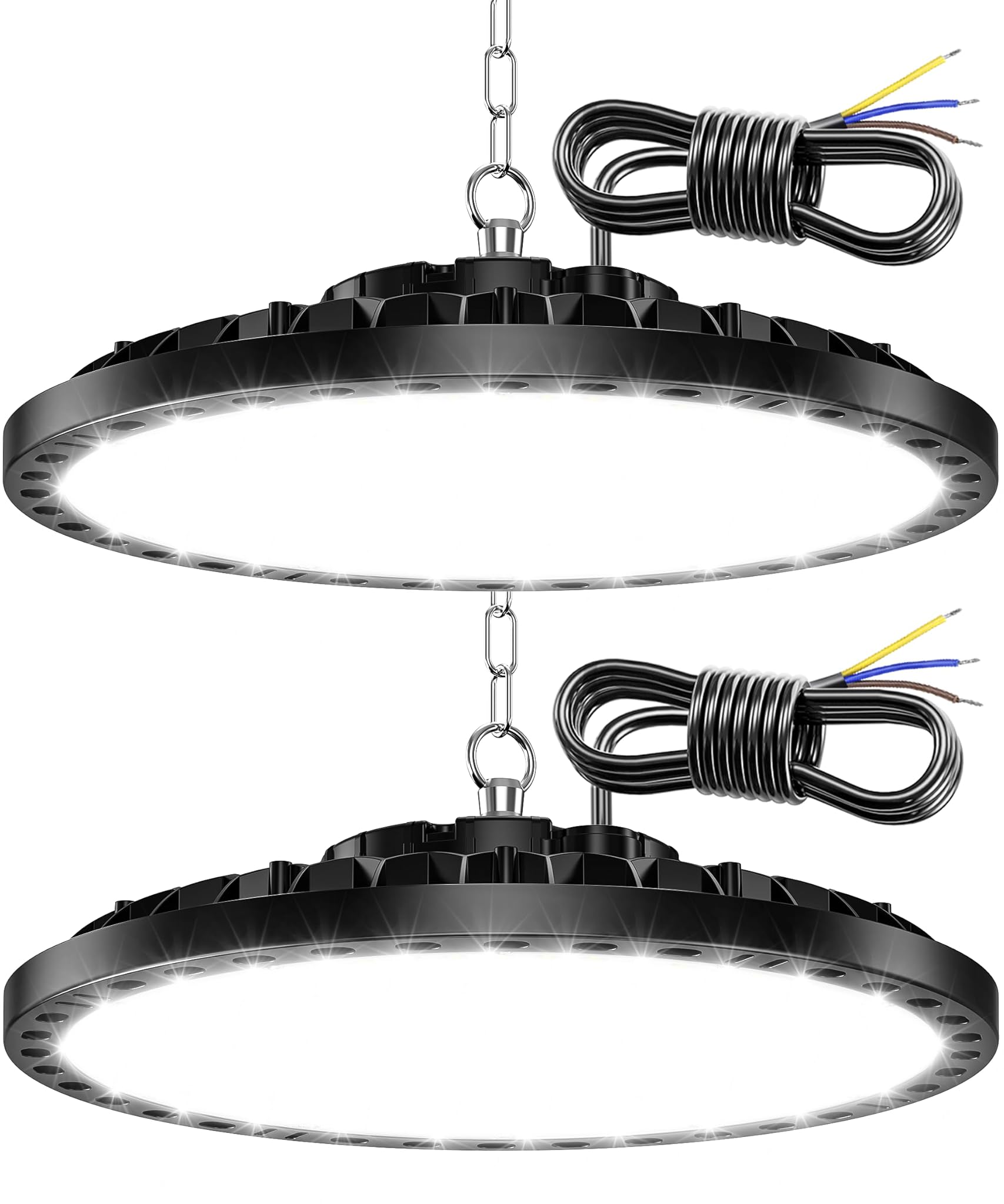 Tasinuo Faretto LED UFO 200W 2 Pezzi, 7000K