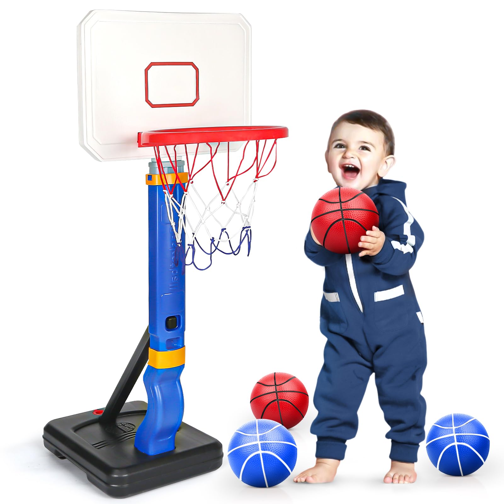 Yimore Canestro Basket Bambini Regolabile 70-138 CM