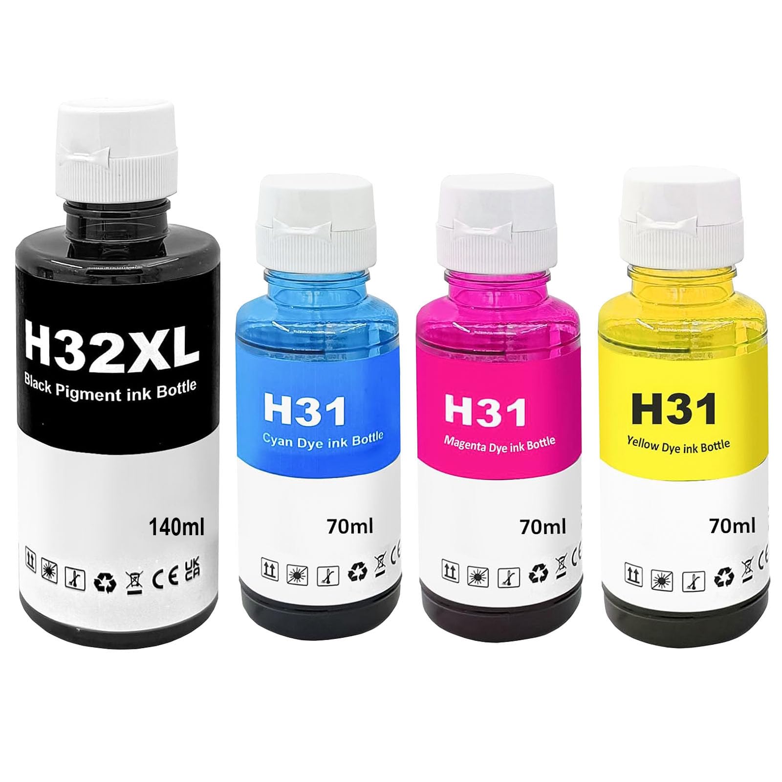 32XL 31 Inchiostro Compatibile con HP Smart Tank (4Pack)