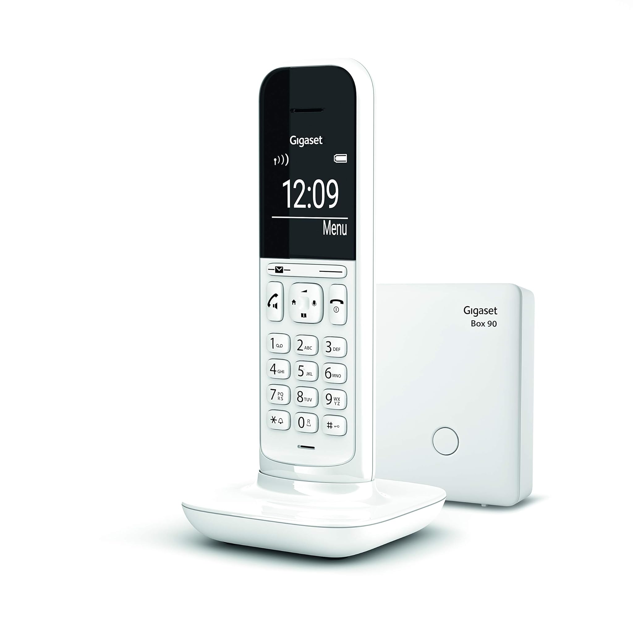Gigaset CL390 Telefono Cordless Vivavoce, Bianco