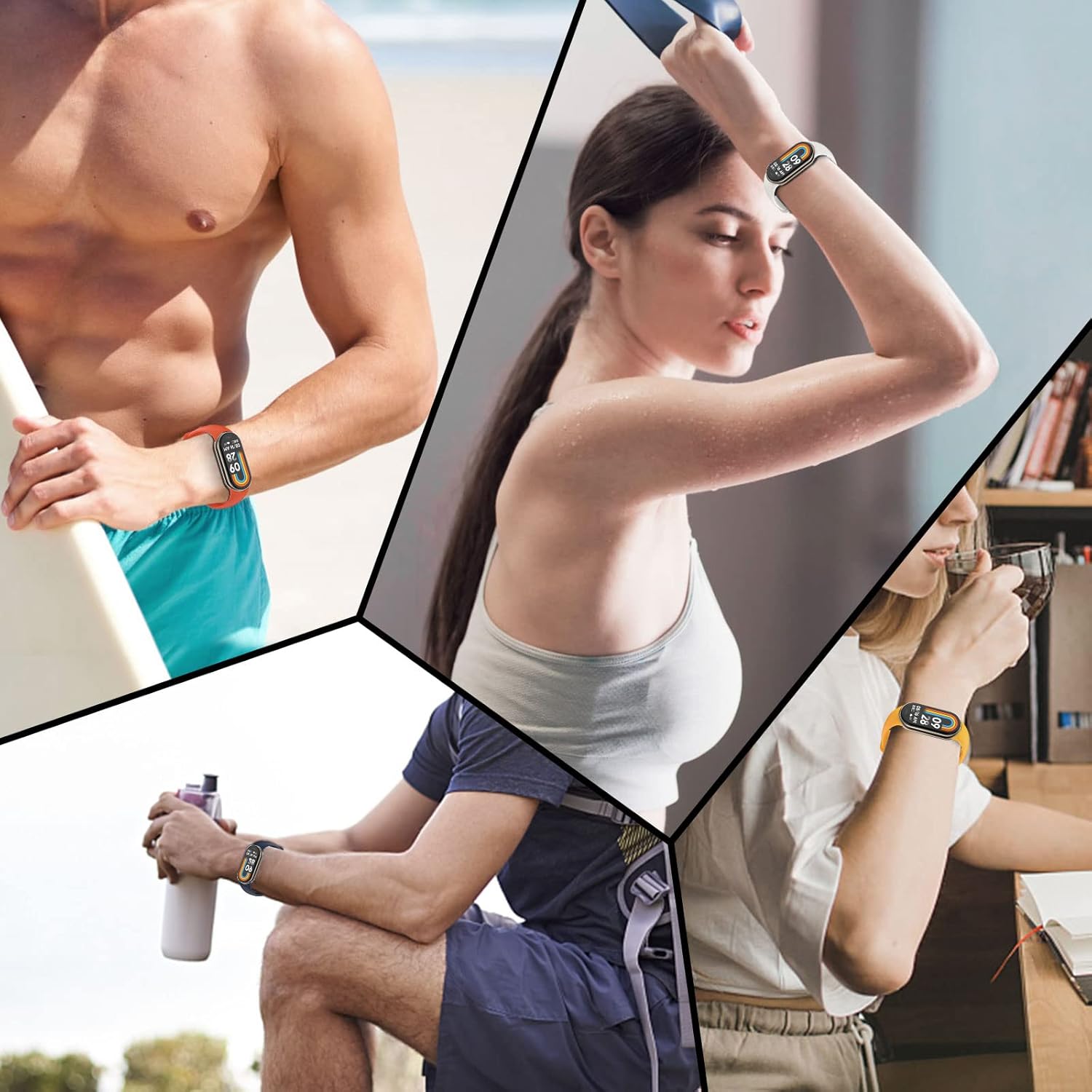 BDIG 6 Pezzi Cinturino Xiaomi Mi Band 8 - immagine 7