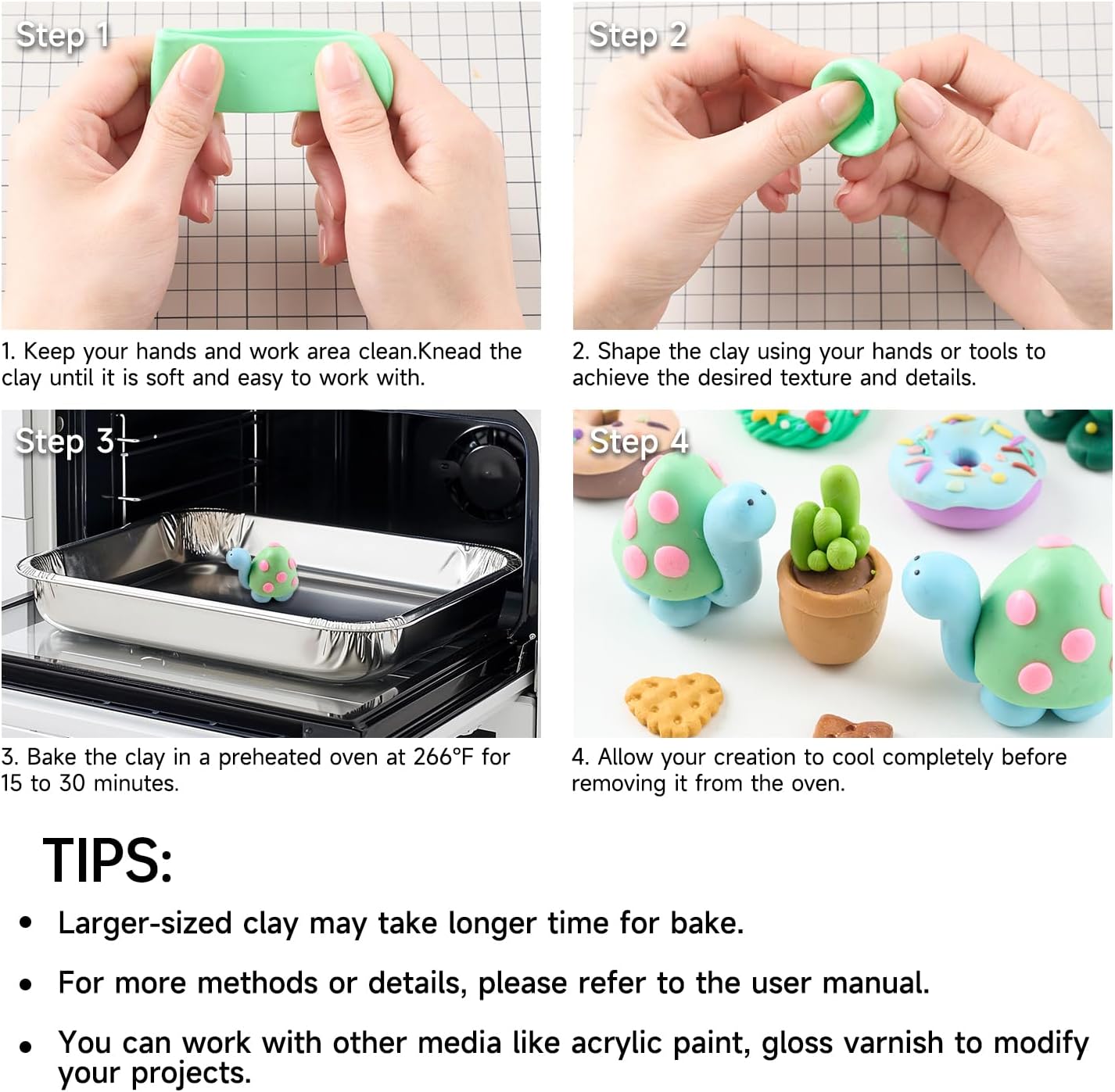 Shuttle Art Argilla Polimerica 82 Colori con Cottura a Forno - immagine 8