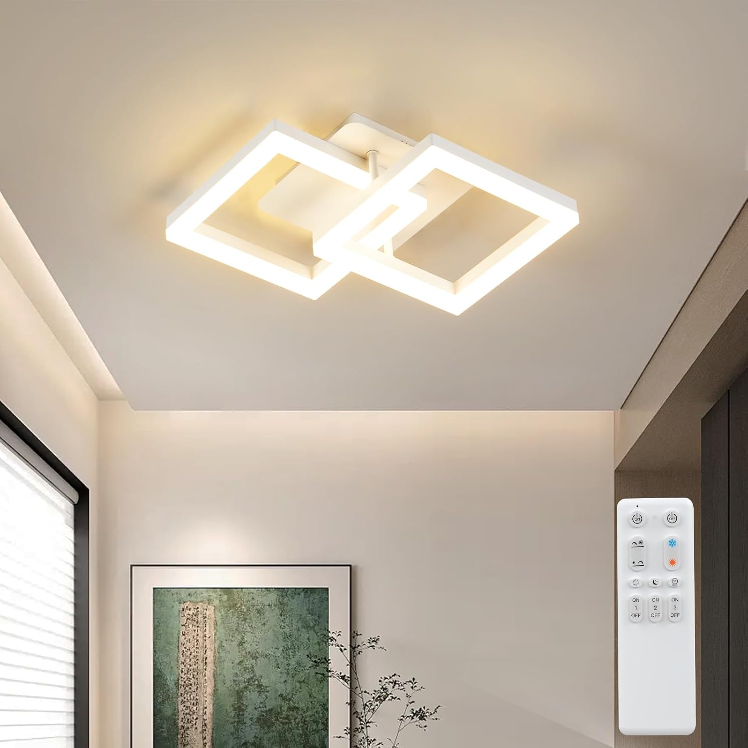 Plafoniera LED Soffitto Moderna 20W Dimmerabile - immagine 1