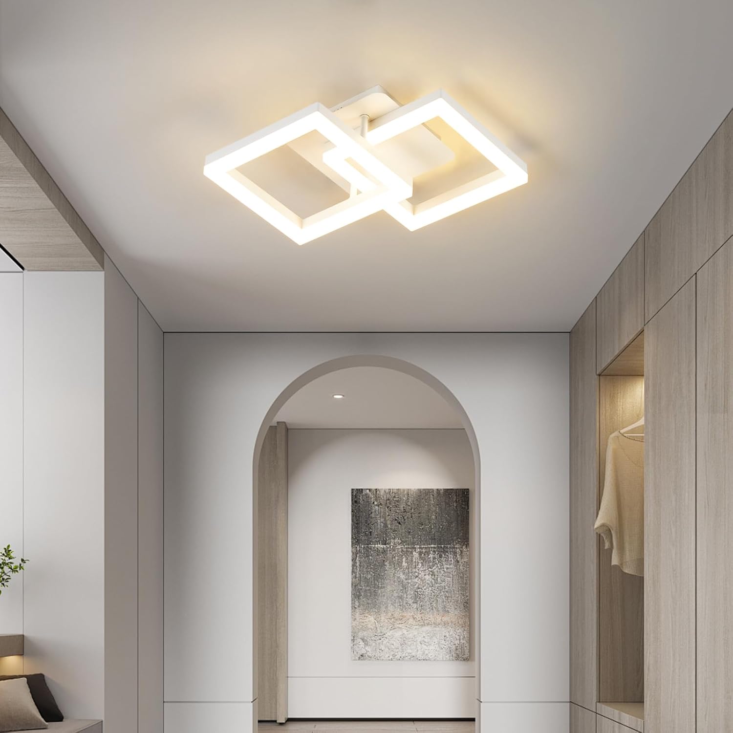 Plafoniera LED Soffitto Moderna 20W Dimmerabile - immagine 8