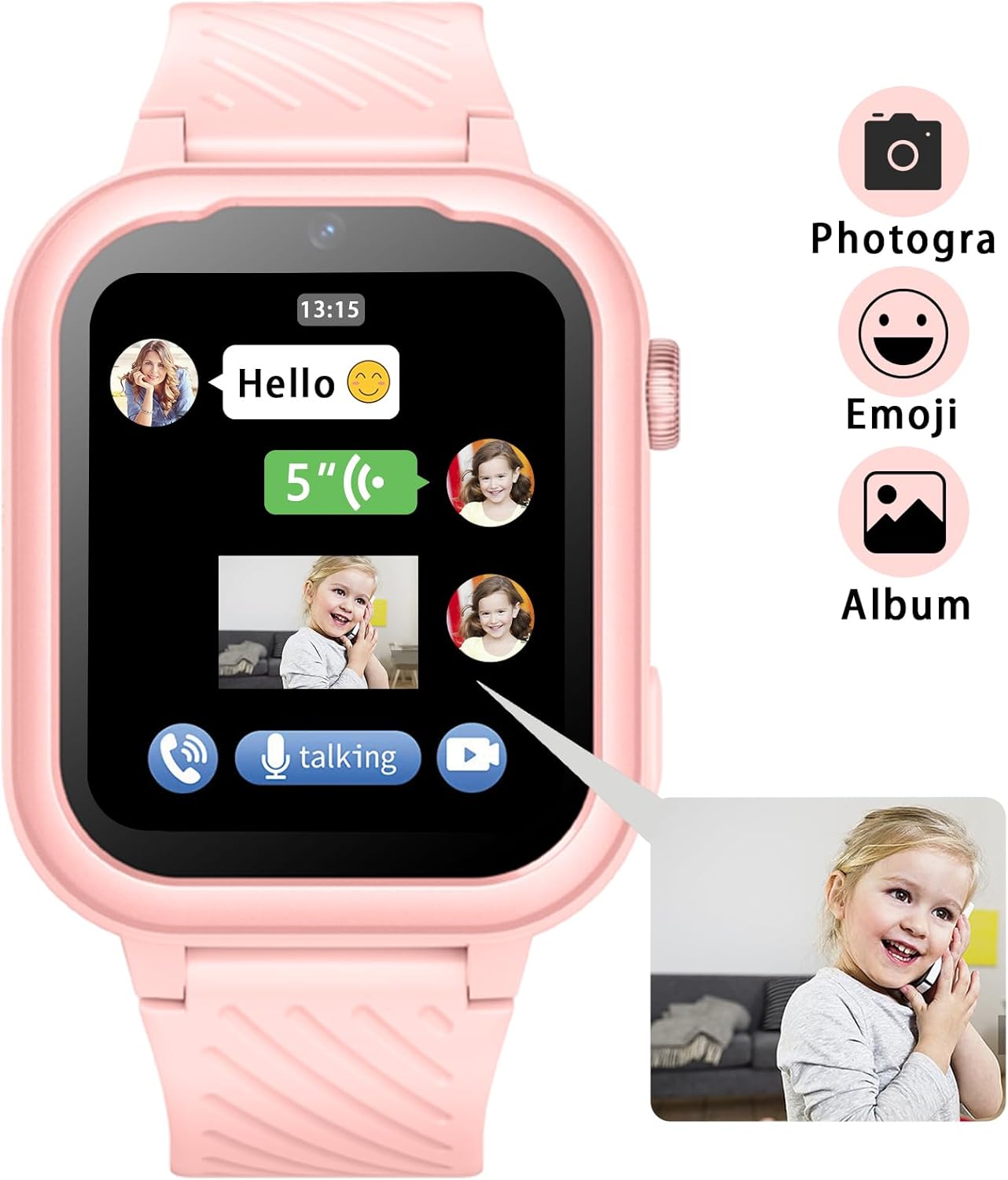 DDIOYIUR Smartwatch Bambini GPS 4G con WiFi e Videochiamata - immagine 3