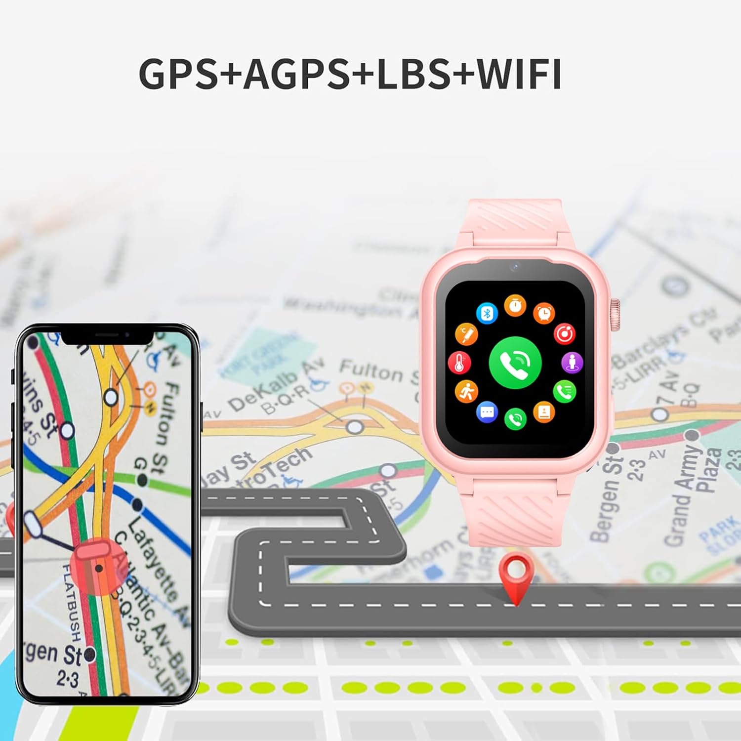 DDIOYIUR Smartwatch Bambini GPS 4G con WiFi e Videochiamata - immagine 4