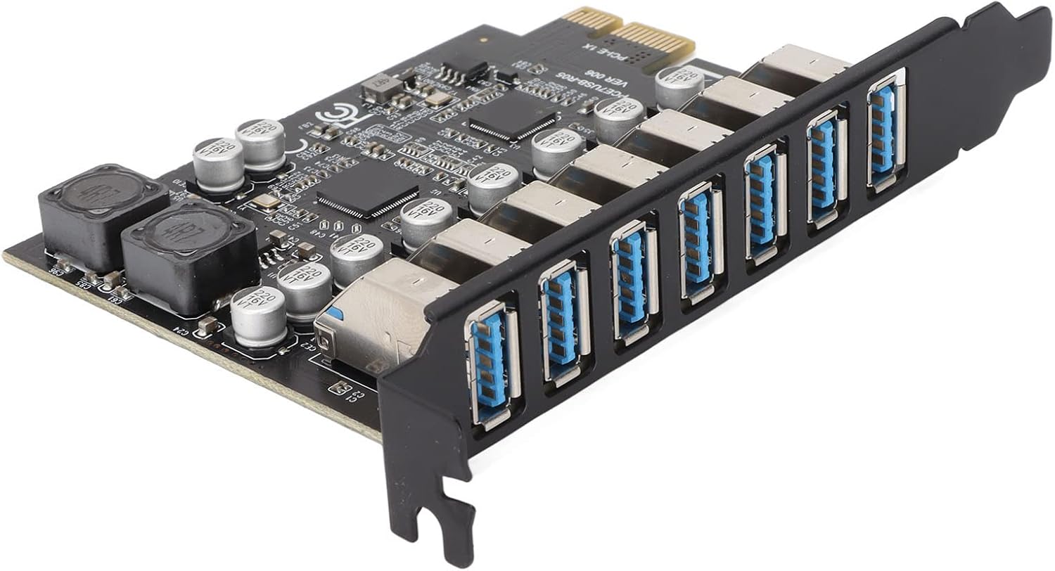 Scheda di Espansione PCIE a 7 Porte USB 3.2 5Gbps - immagine 1