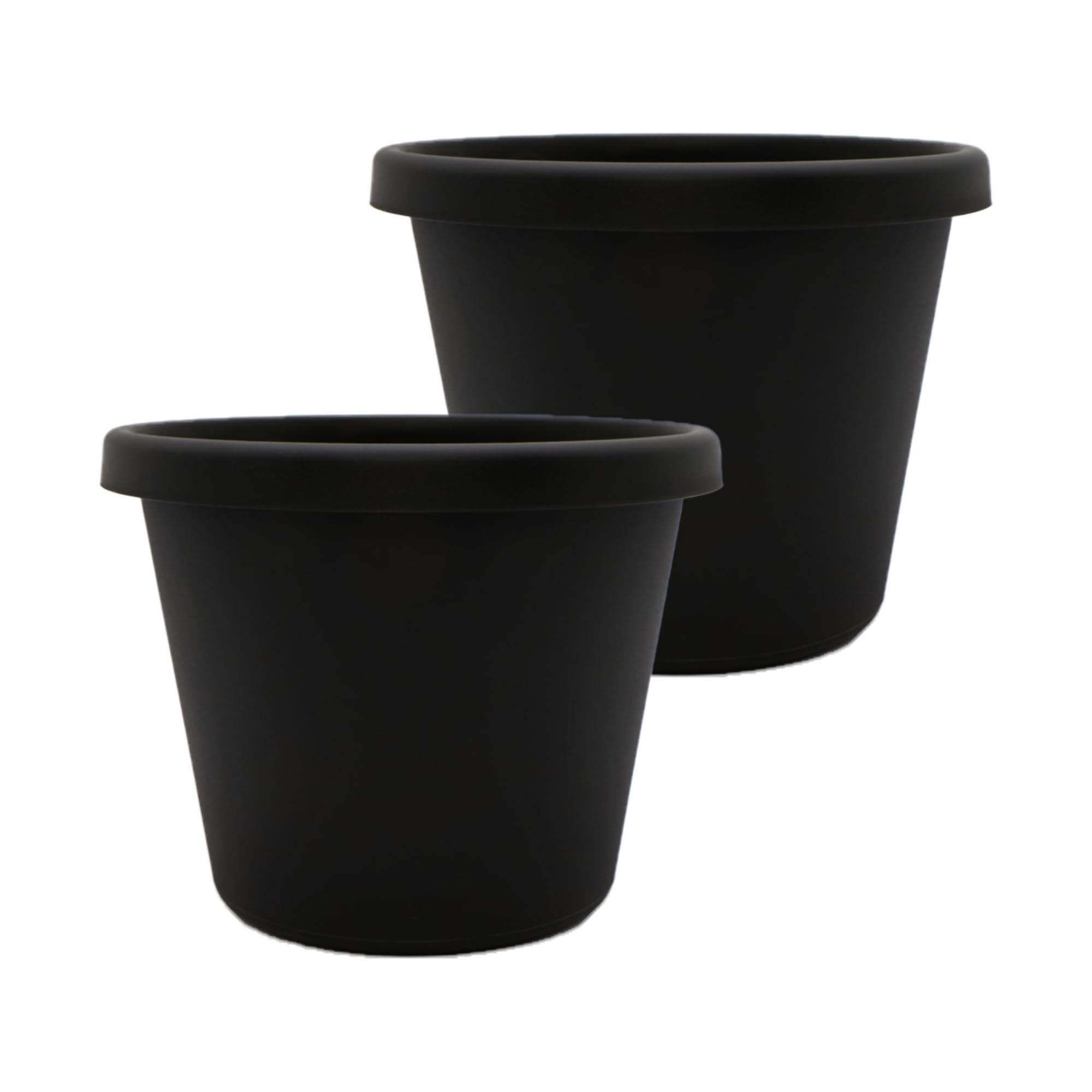 The HC Companies Vaso in plastica, nero, 61 cm (confezione da 2)