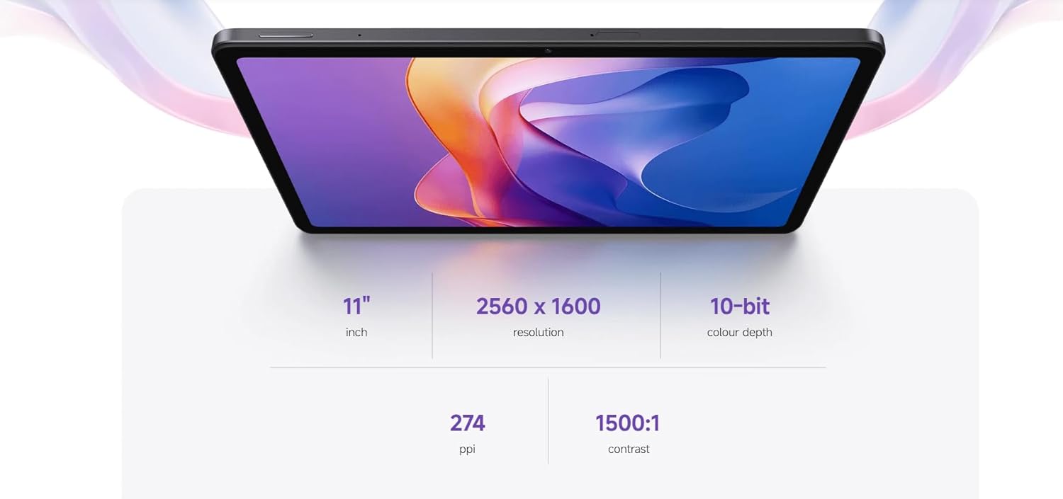 Xiaomi Redmi Pad 2 - Tablet 11" 2.5K 90Hz, Viola - immagine 6