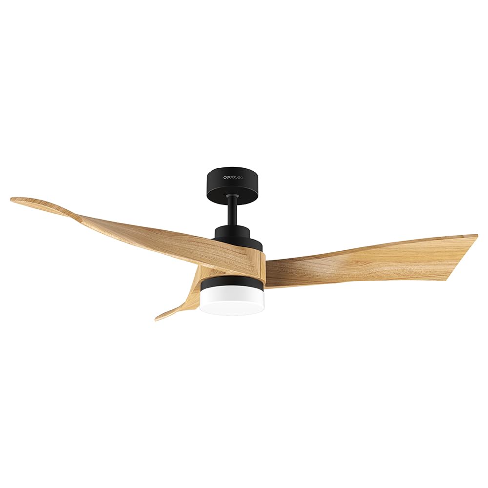 Cecotec EnergySilence Aero 5285 WhiteWood - Ventilatore Soffitto