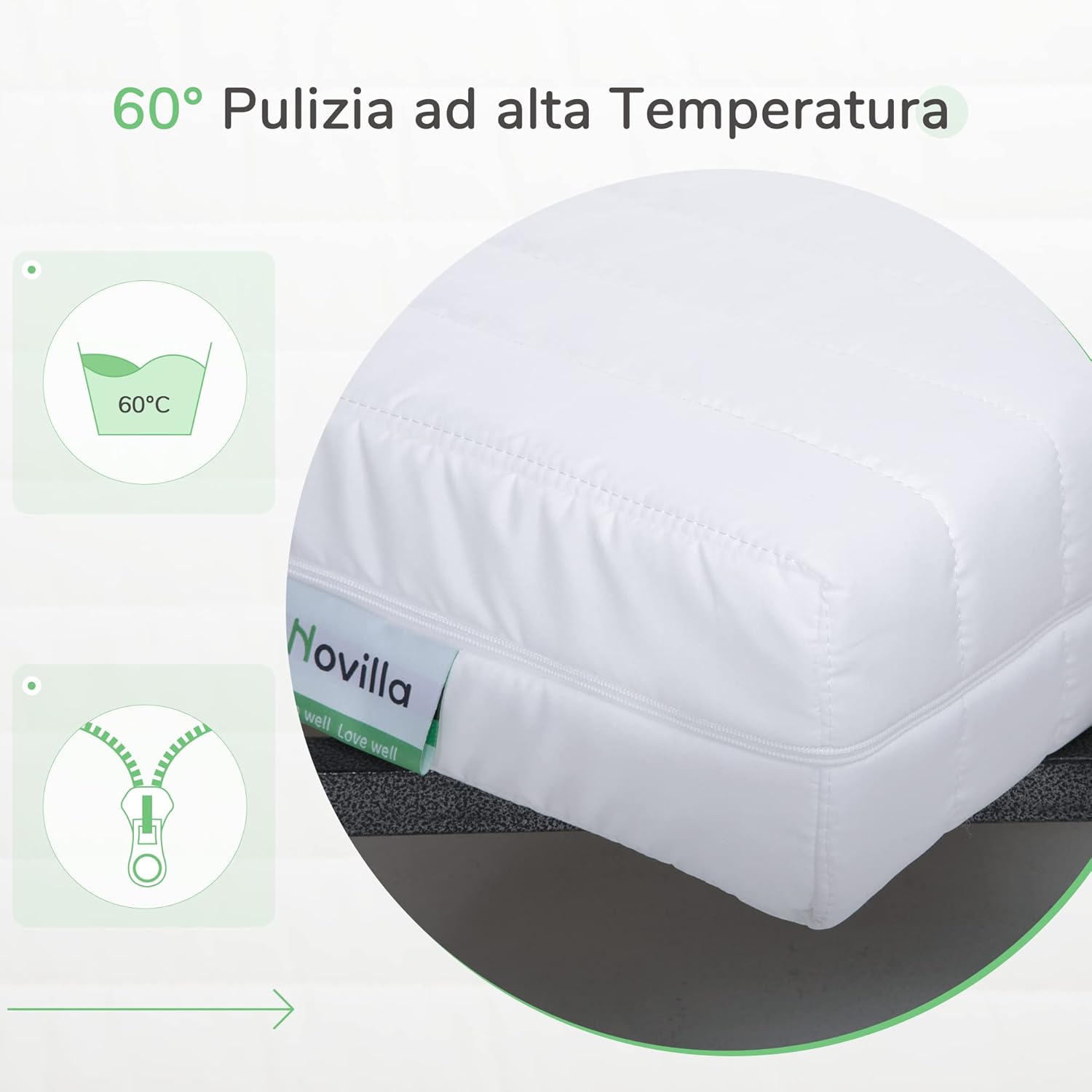 Novilla Materasso Singolo 90x200 Altezza 14cm - immagine 6