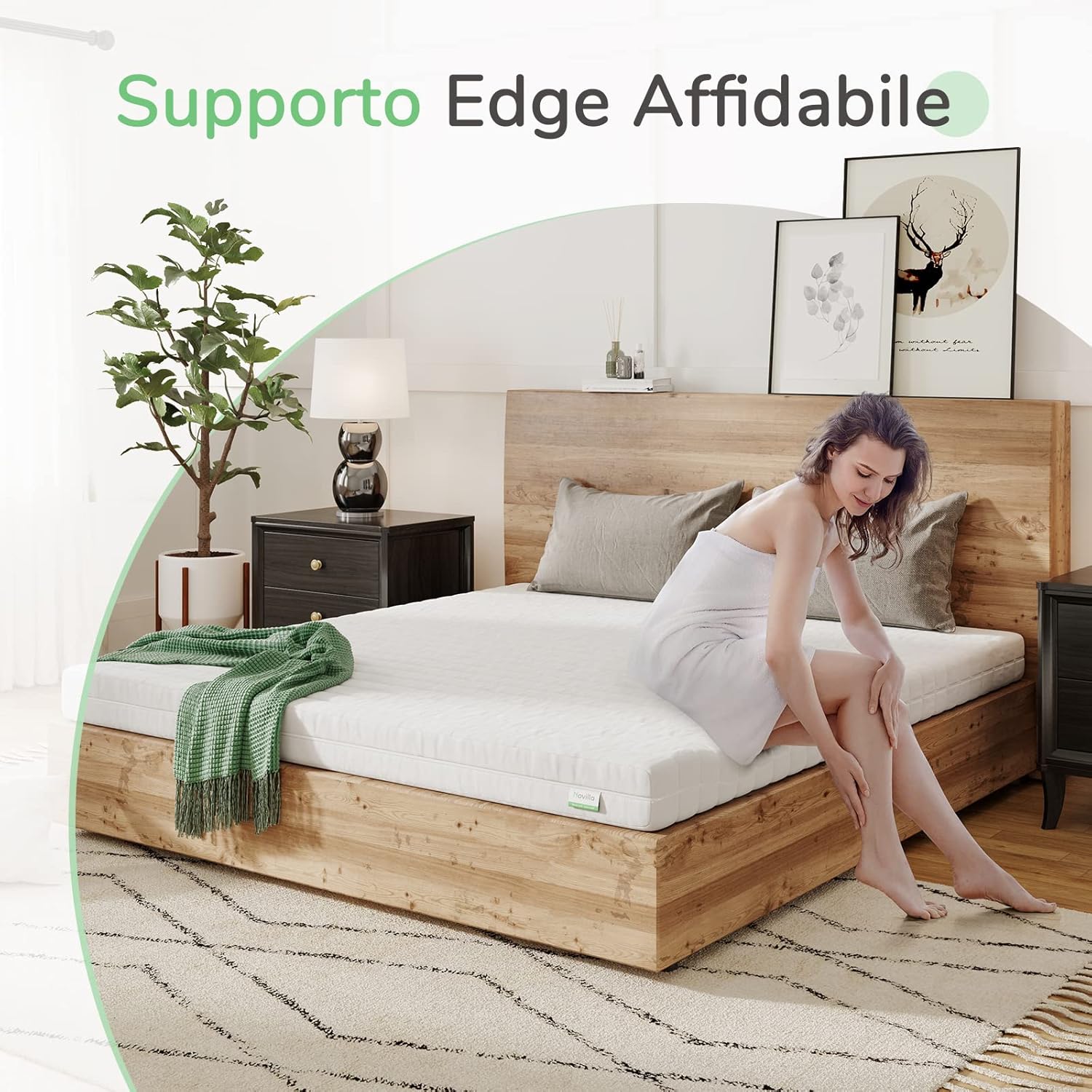 Novilla Materasso Singolo 90x200 Altezza 14cm - immagine 8