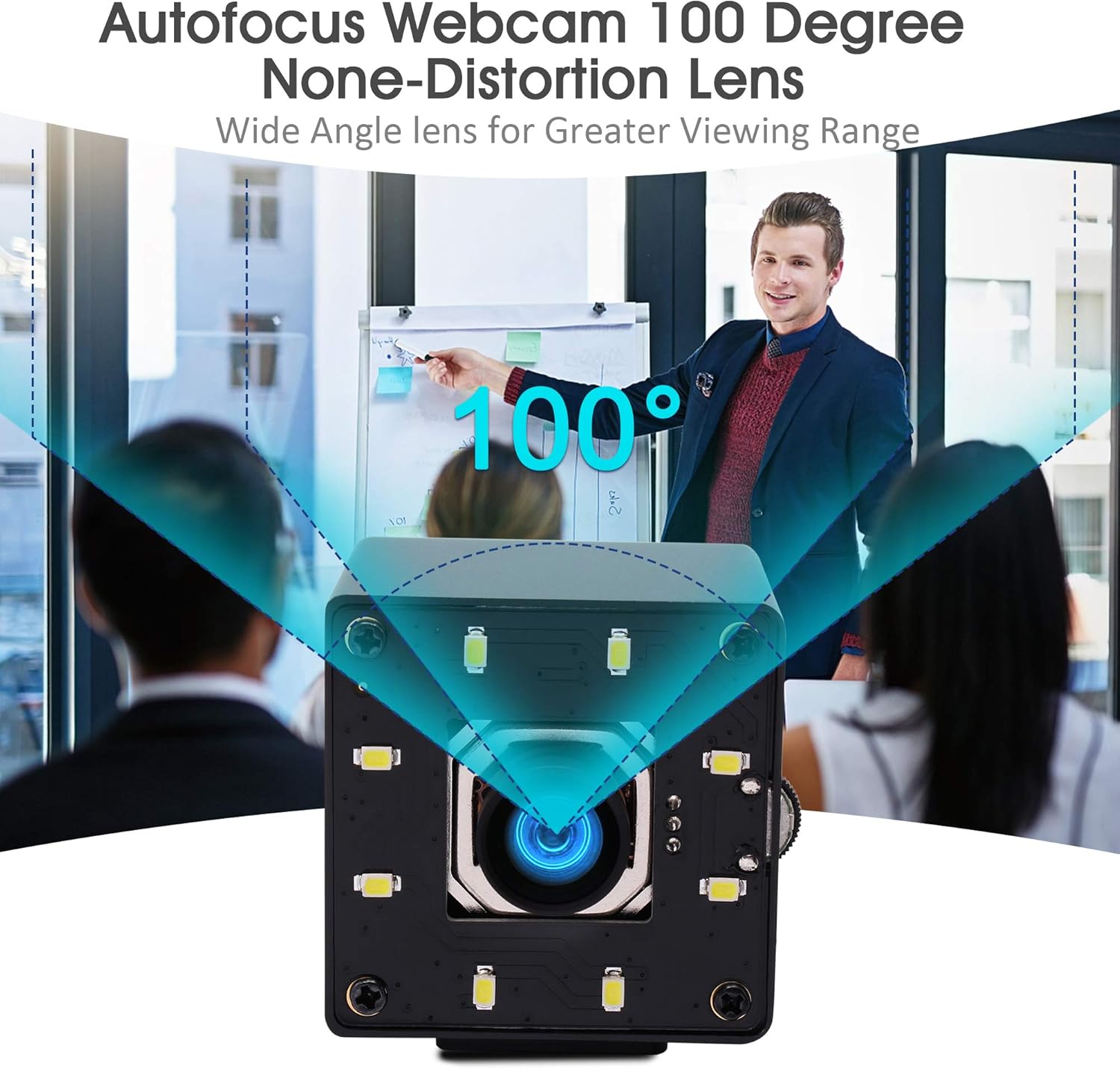 Telecamera USB 4K Ultra HD con Microfono - immagine 8