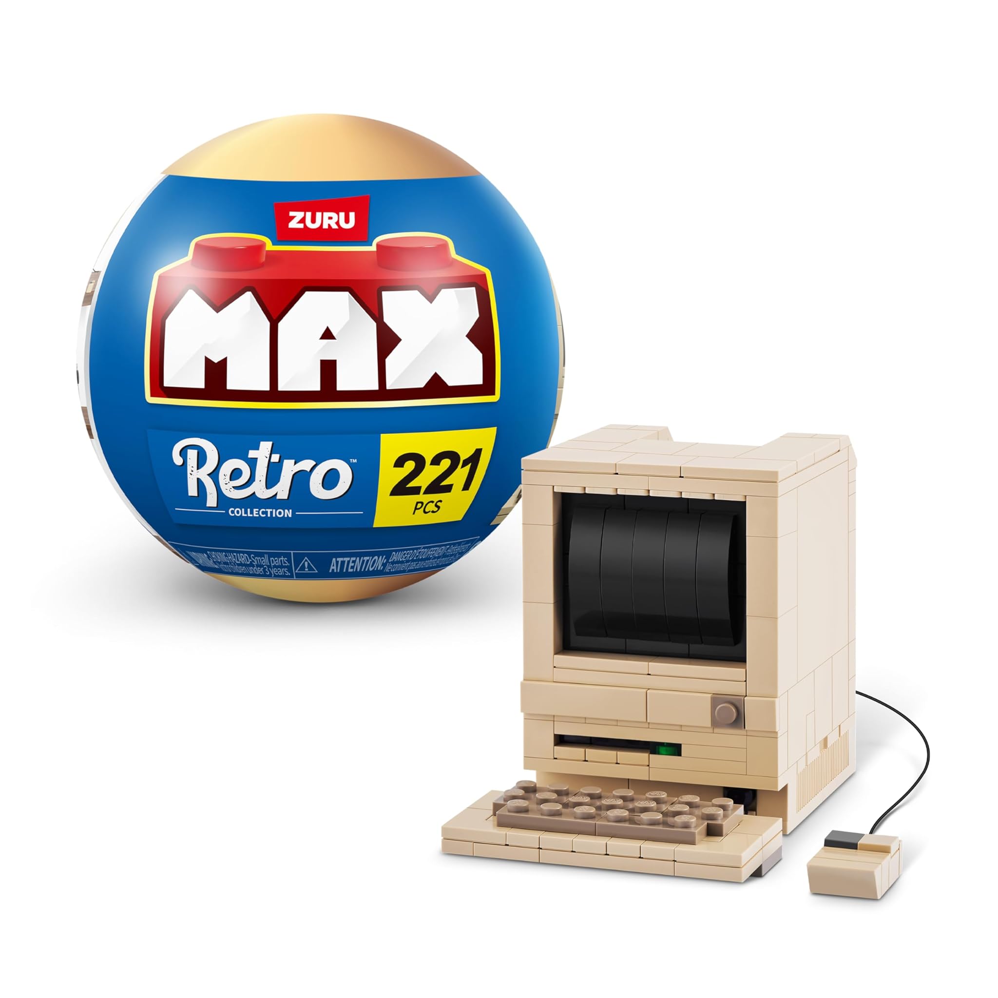 ZURU MAX Premium Retro - Collezione Mattoncini (fino a 221 pezzi)