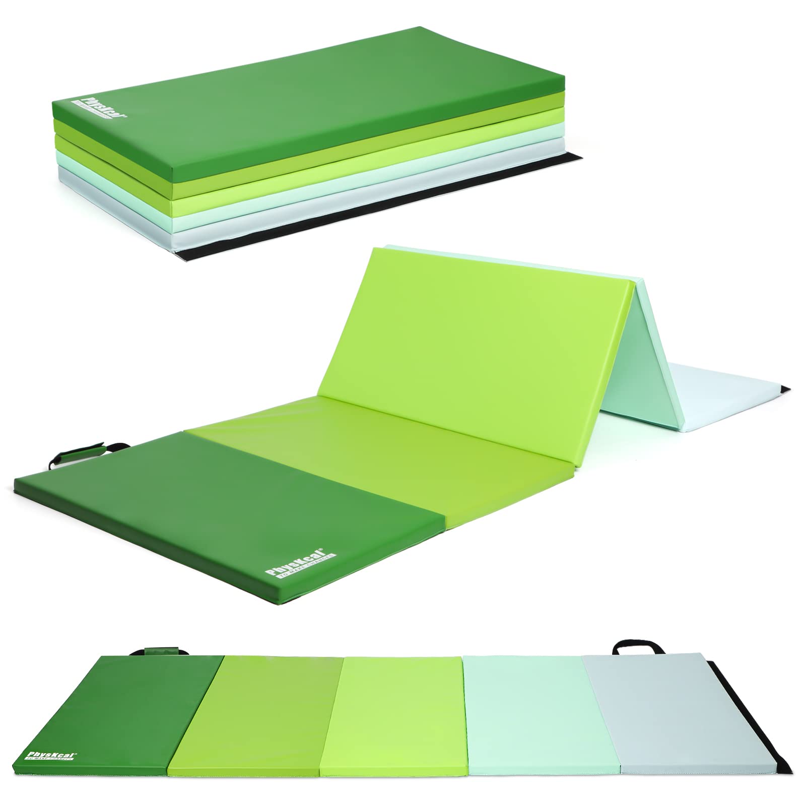 Tappetino Pieghevole 5 Pannelli con Maniglie