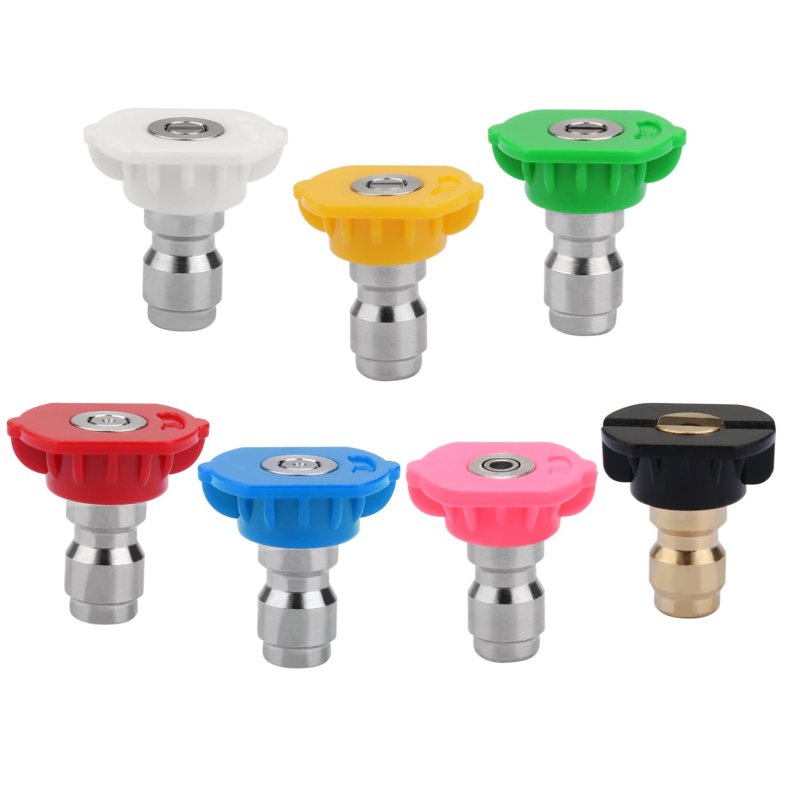 7 Pezzi Adattatore per Idropulitrice Alta Pressione