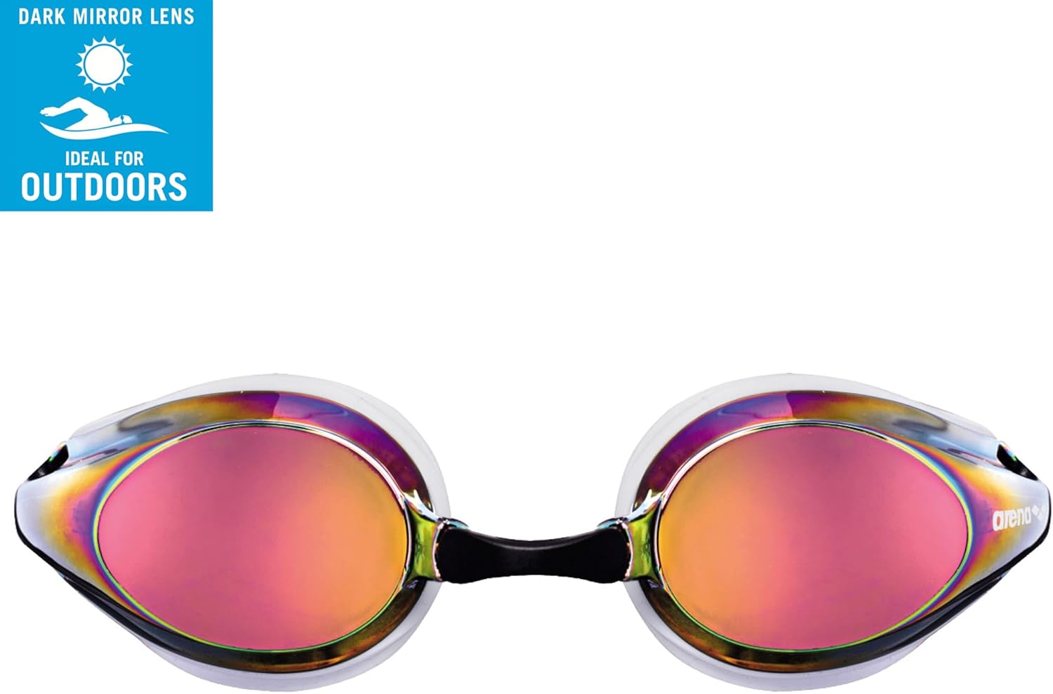 Arena Tracks Occhialini Nuoto da Gara Anti-Appannamento - immagine 3
