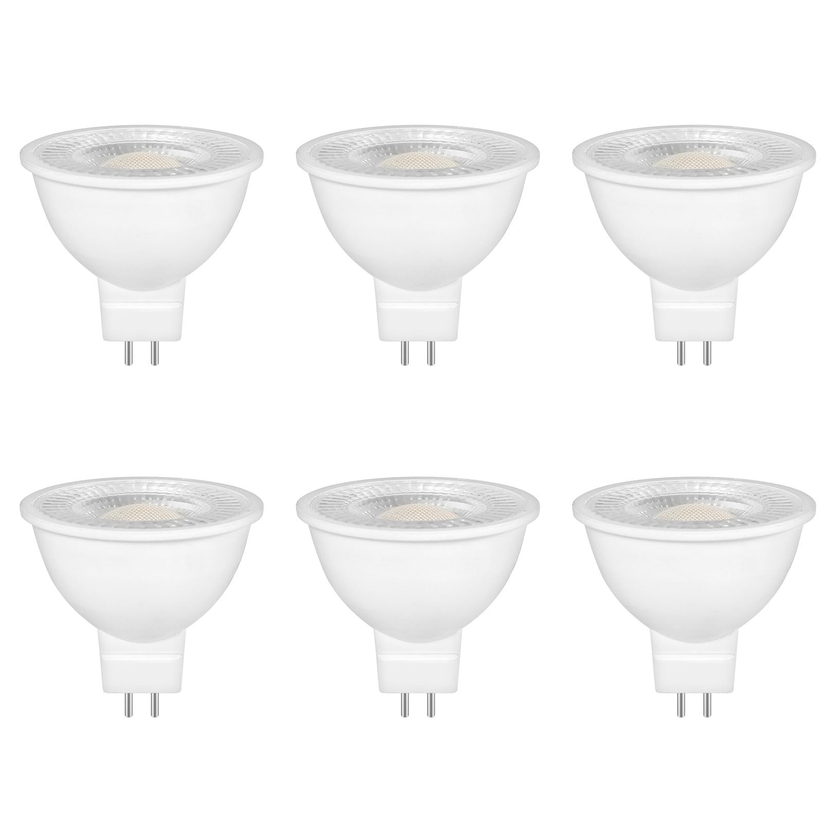 Caldarax Lampadine MR16 GU5.3 LED 5W, 6 Pezzi