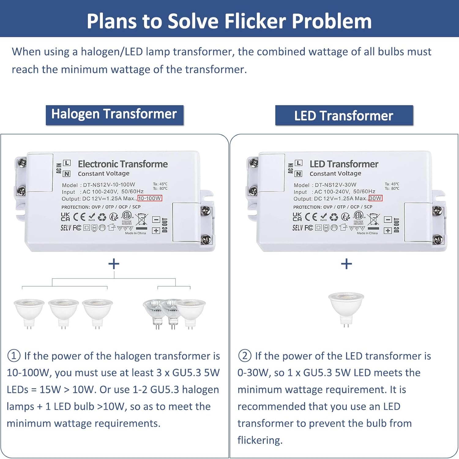 Caldarax Lampadine MR16 GU5.3 LED 5W, 6 Pezzi - immagine 7