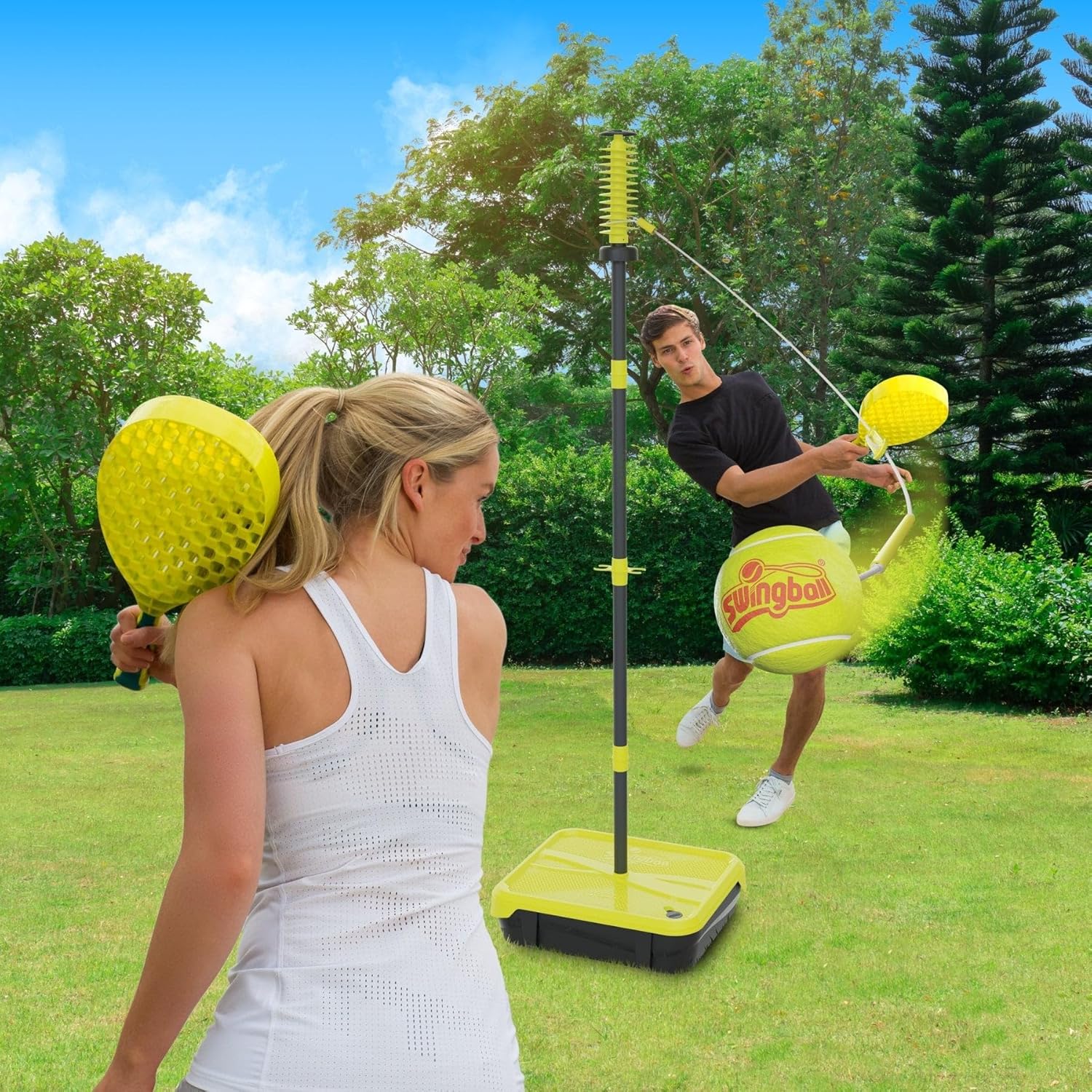 Swingball PRO all Surface, Singolo, Colore Giallo (Gelb), 7300 - immagine 2