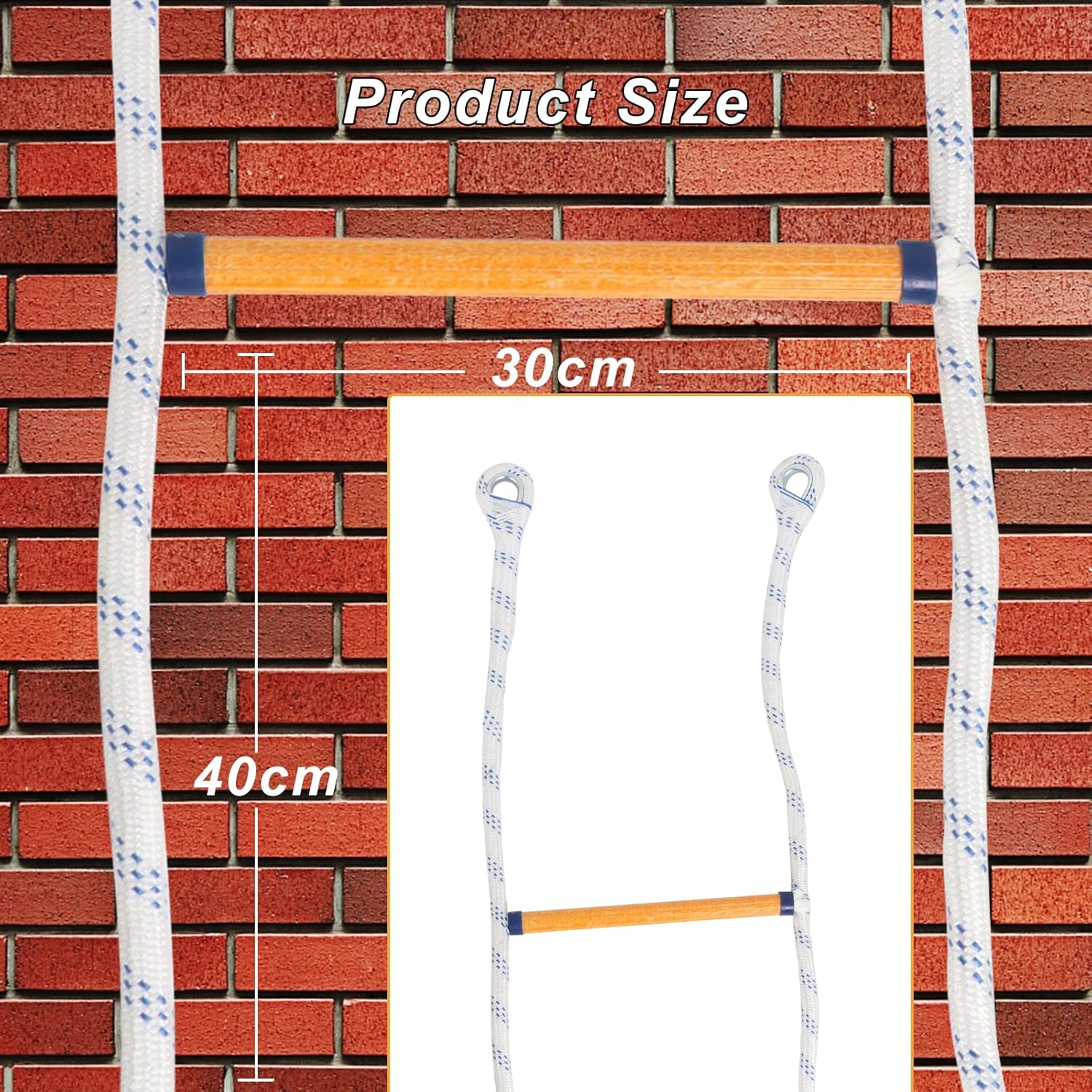 Poweka Scala di Corda Antincendio 10m