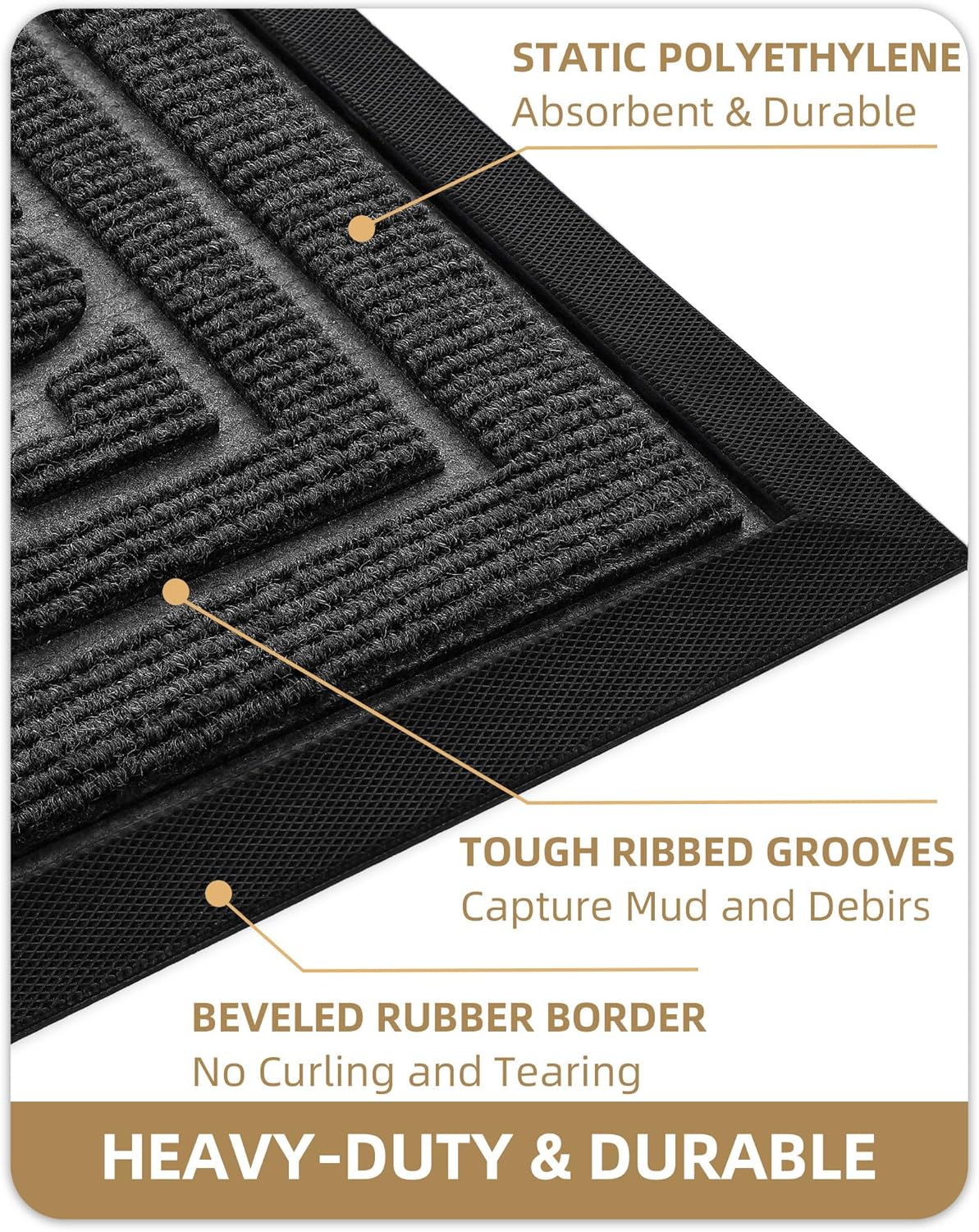 Color G Zerbino Ingresso 60x120cm, Grigio - immagine 3